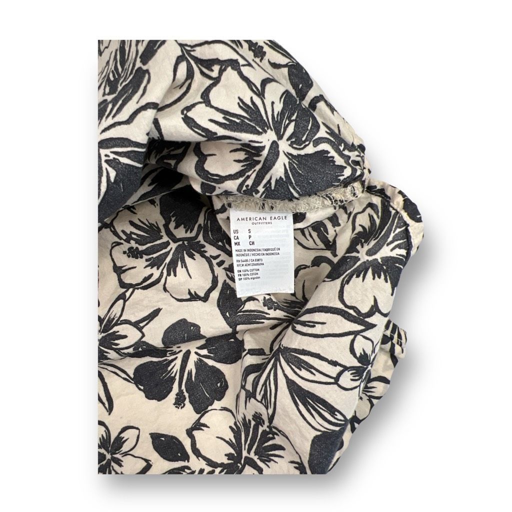 American Eagle Outfitters American Eagle Tropical Button Front Blouse Top Size Small Size S / US 4 / IT 40 - 5 Thumbnail