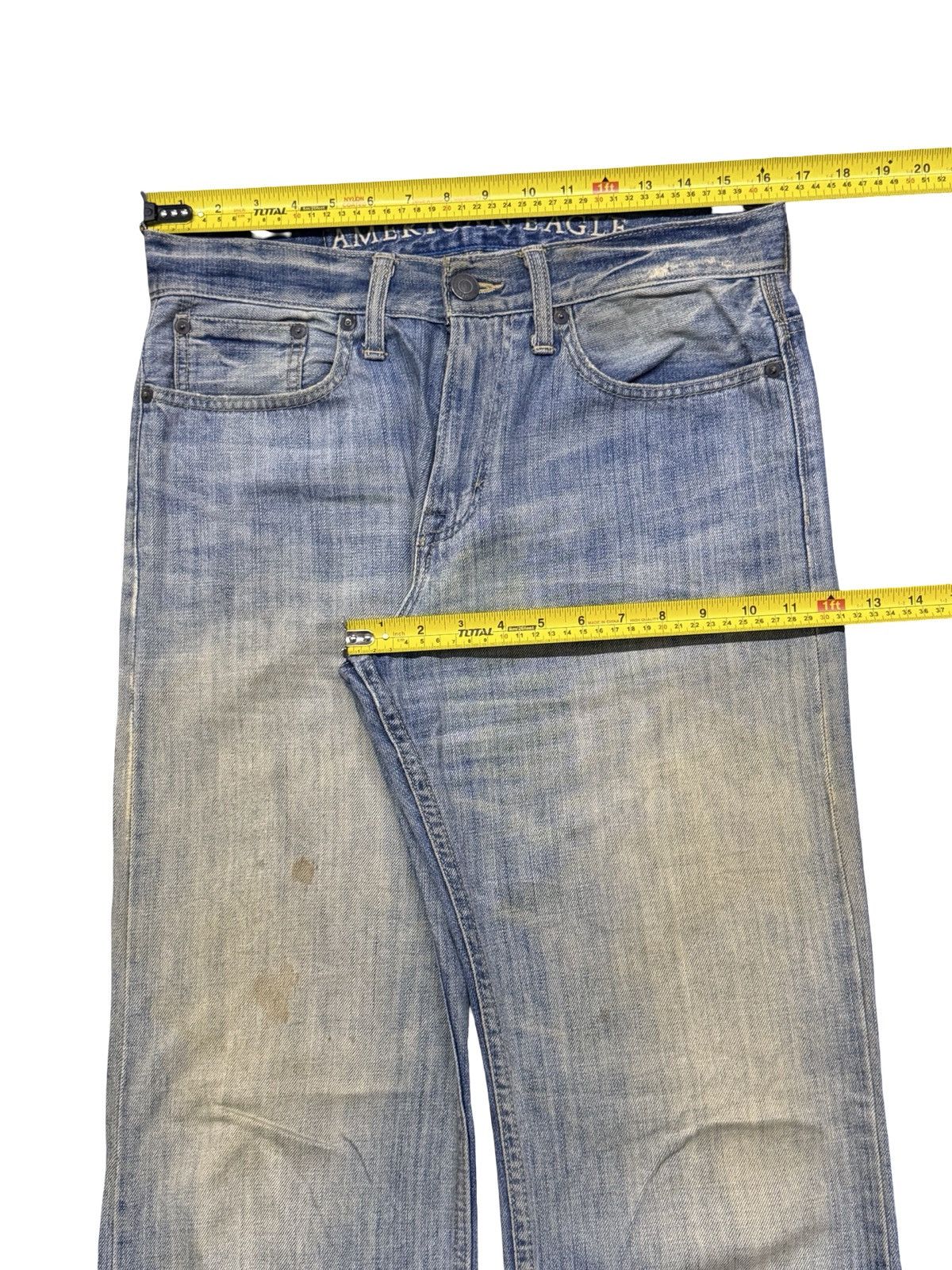 American Eagle Outfitters Vintage American Eagle Denim Jeans Y2K Vintage Faded Wash 33 Size US 33 - 14 Thumbnail