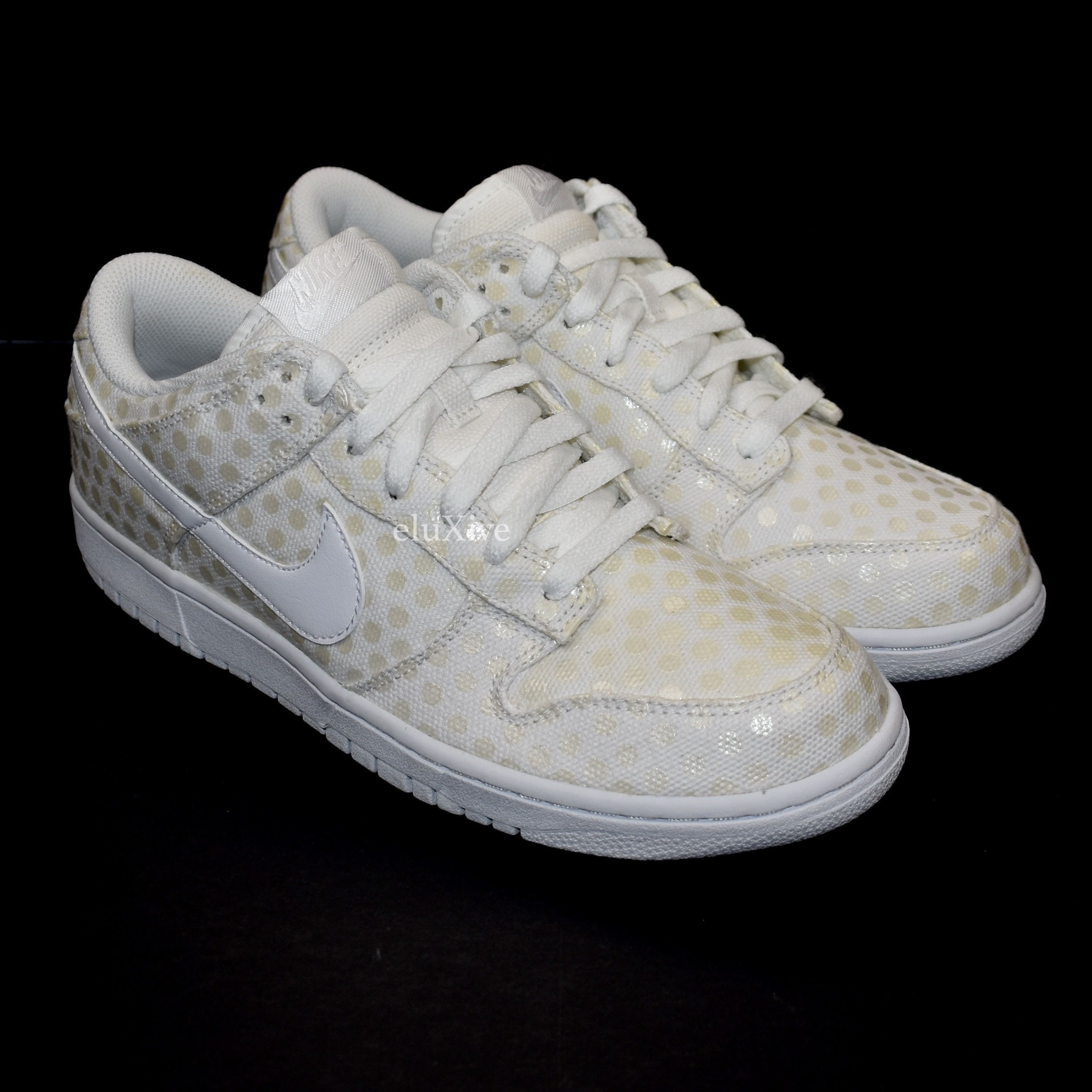 Nike Dunk Low Polka Dot White Canvas DS Size US 9 / EU 42 - 1 Preview