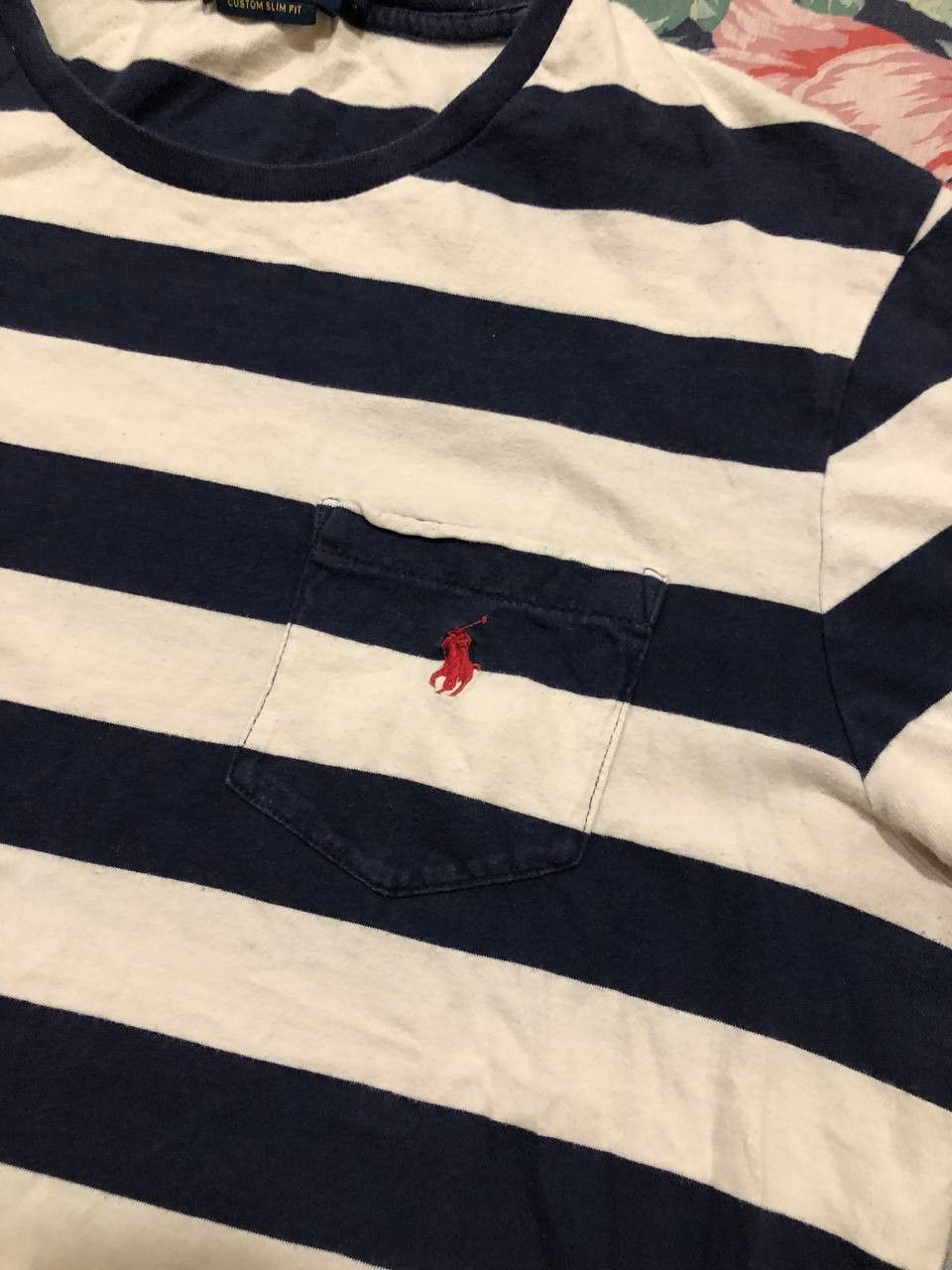 Polo Ralph Lauren Polo Ralph Lauren Custom Slim Fit Striped T-Shirt Size L Size US L / EU 52-54 / 3 - 7 Thumbnail