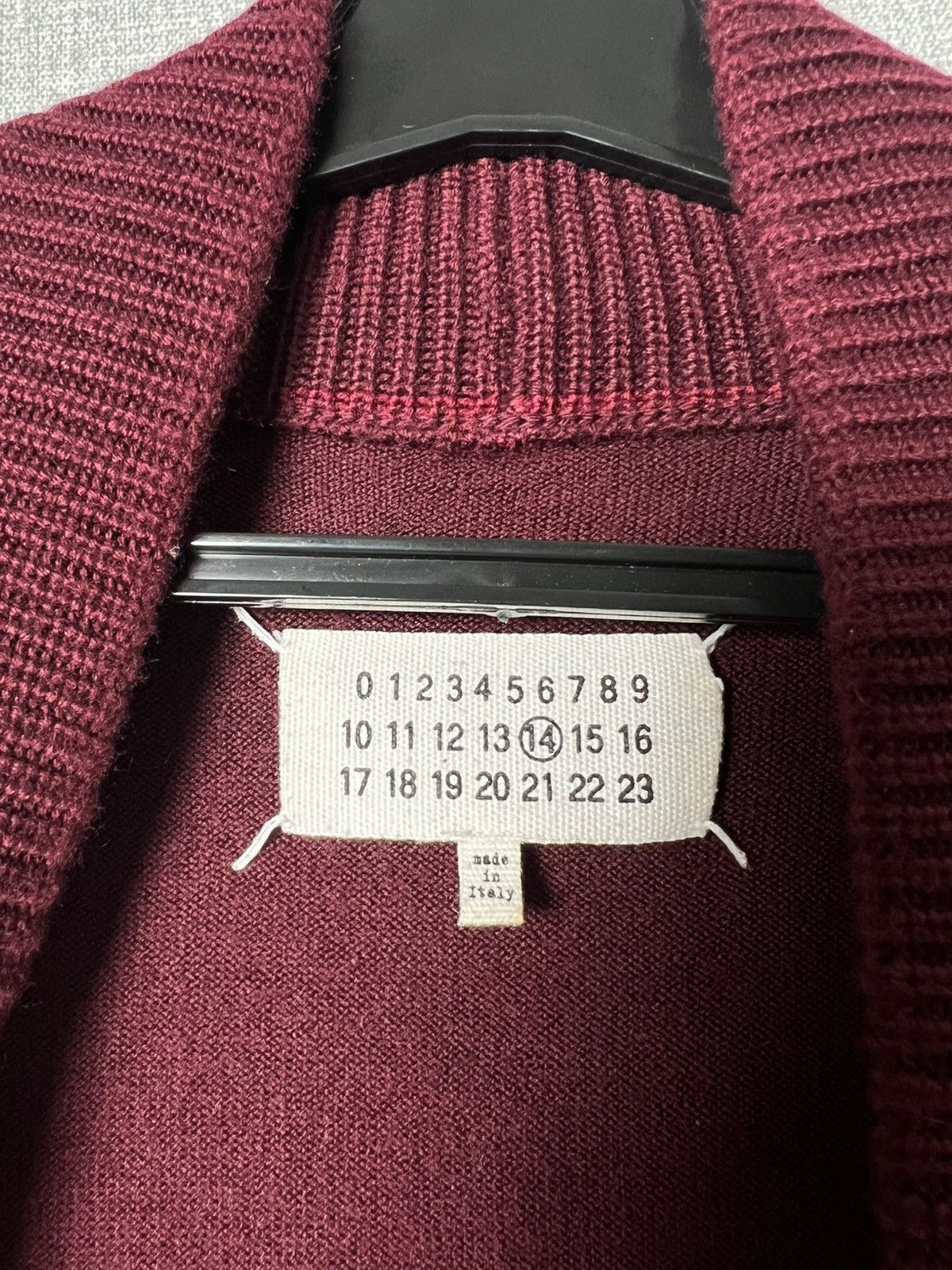 Maison Margiela Maison Margiela Shawl Collar Wool Button Cardigan Sweater Size US M / EU 48-50 / 2 - 10 Thumbnail