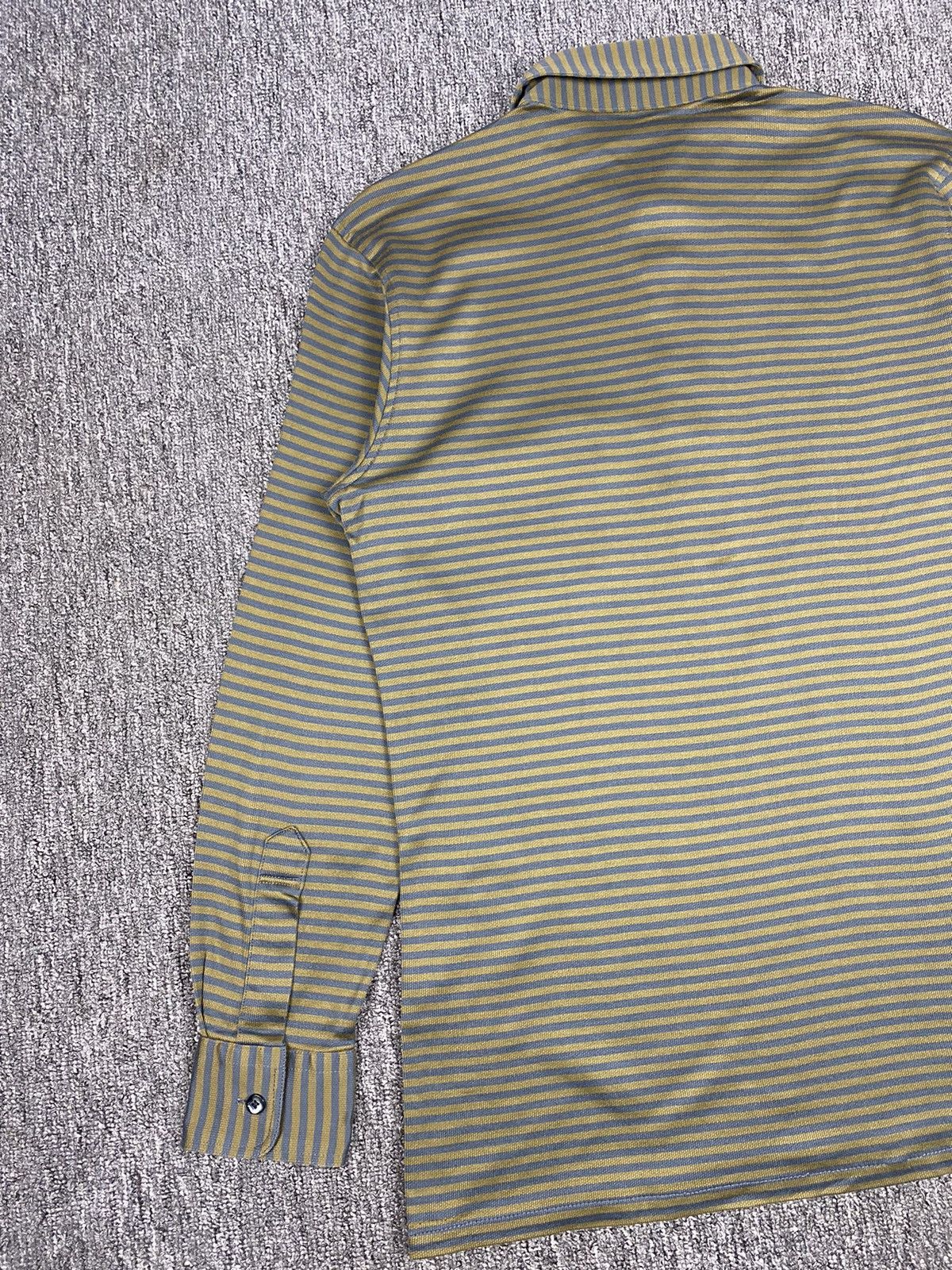 Christian Dior Monsieur × Designer × Vintage Vintage Christian Dior Monsieur Stripe Pocket Polo Size US M / EU 48-50 / 2 - 14 Thumbnail