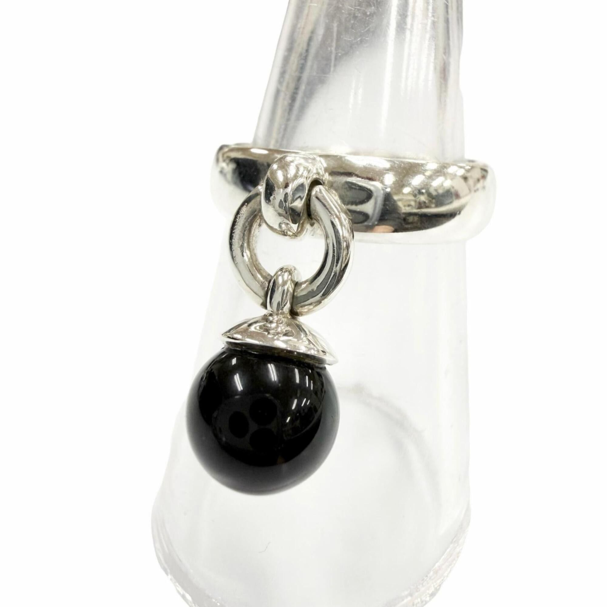 Tiffany & Co. TIFFANY&Co. Tiffany 925 Onyx Ring, Silver, Black, Men's & Women's Accessory Size ONE SIZE - 1 Thumbnail