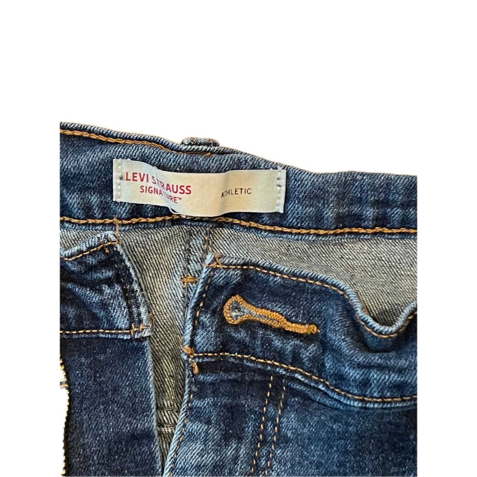 Levi's Levi's Signature Athletic Fit Jeans Mens 40x32 Size US 40 / EU 56 - 3 Thumbnail