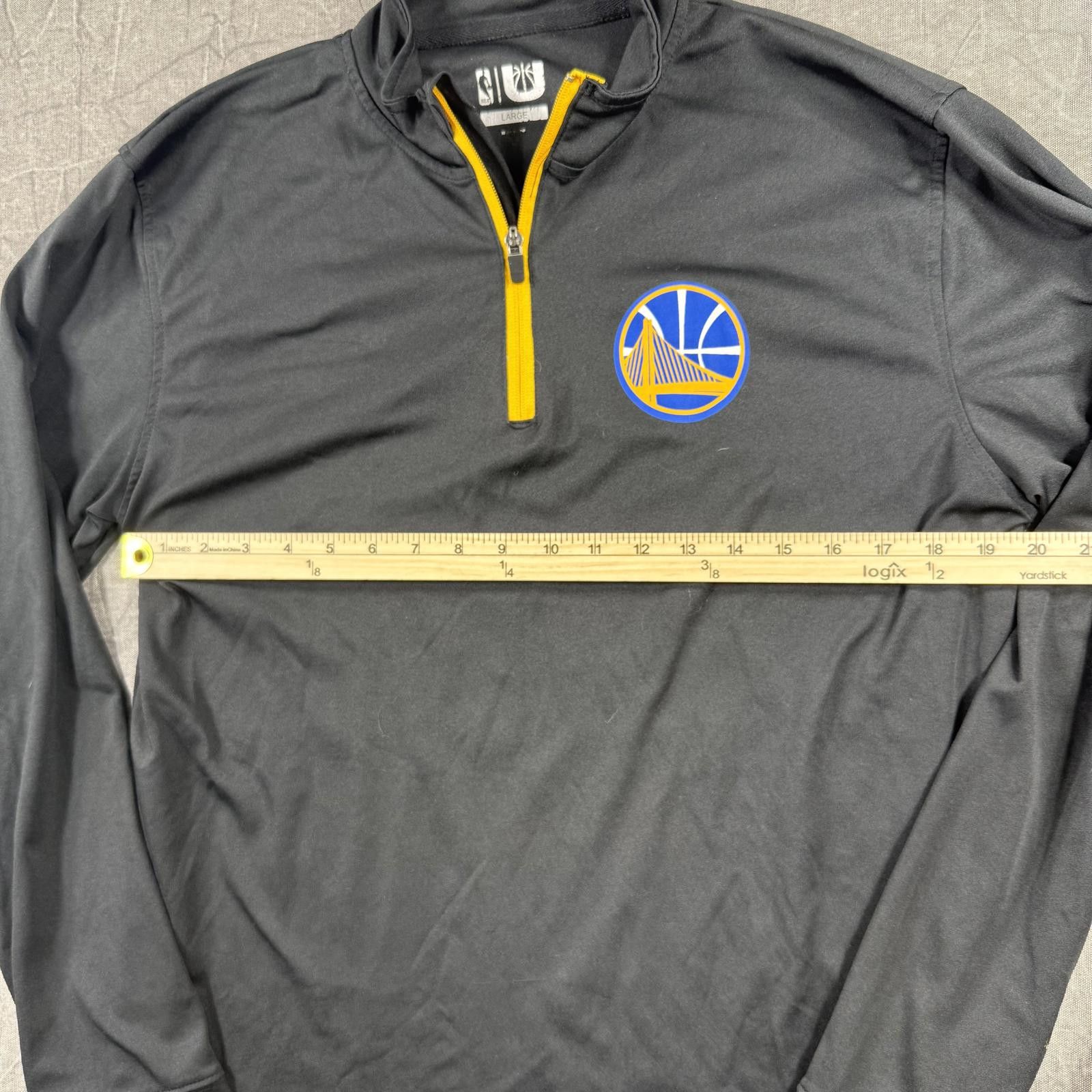 Other Golden State Warriors Jacket Men's L Black 1/4 zip pullover Size US L / EU 52-54 / 3 - 4 Thumbnail