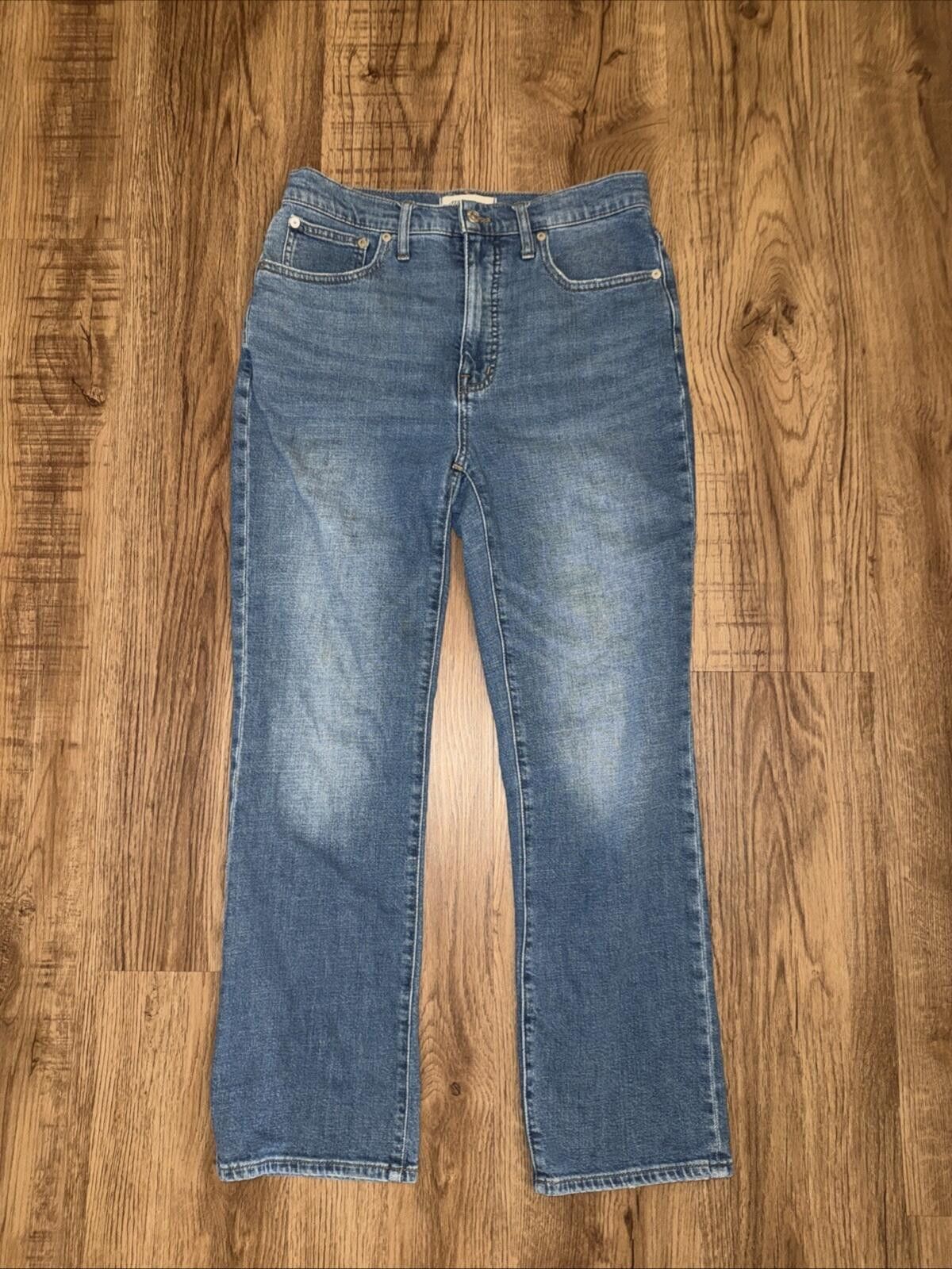 Madewell Madewell Slim Demi Boot Jeans Blue Denim Stretch High Rise Size 27" / US 4 / IT 40 - 1 Thumbnail