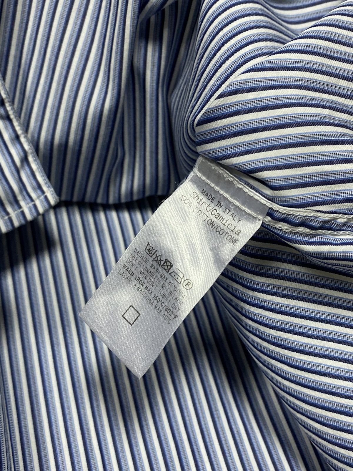 Gucci Gucci stripped shirt rare buttons Size US M / EU 48-50 / 2 - 7 Thumbnail