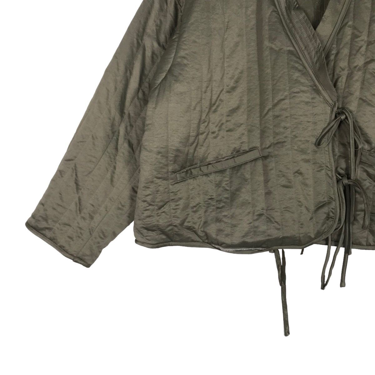 Japanese Brand 🔥 SOLOV ASYMETRIC CROP LINER JACKET Size US M / EU 48-50 / 2 - 2 Thumbnail