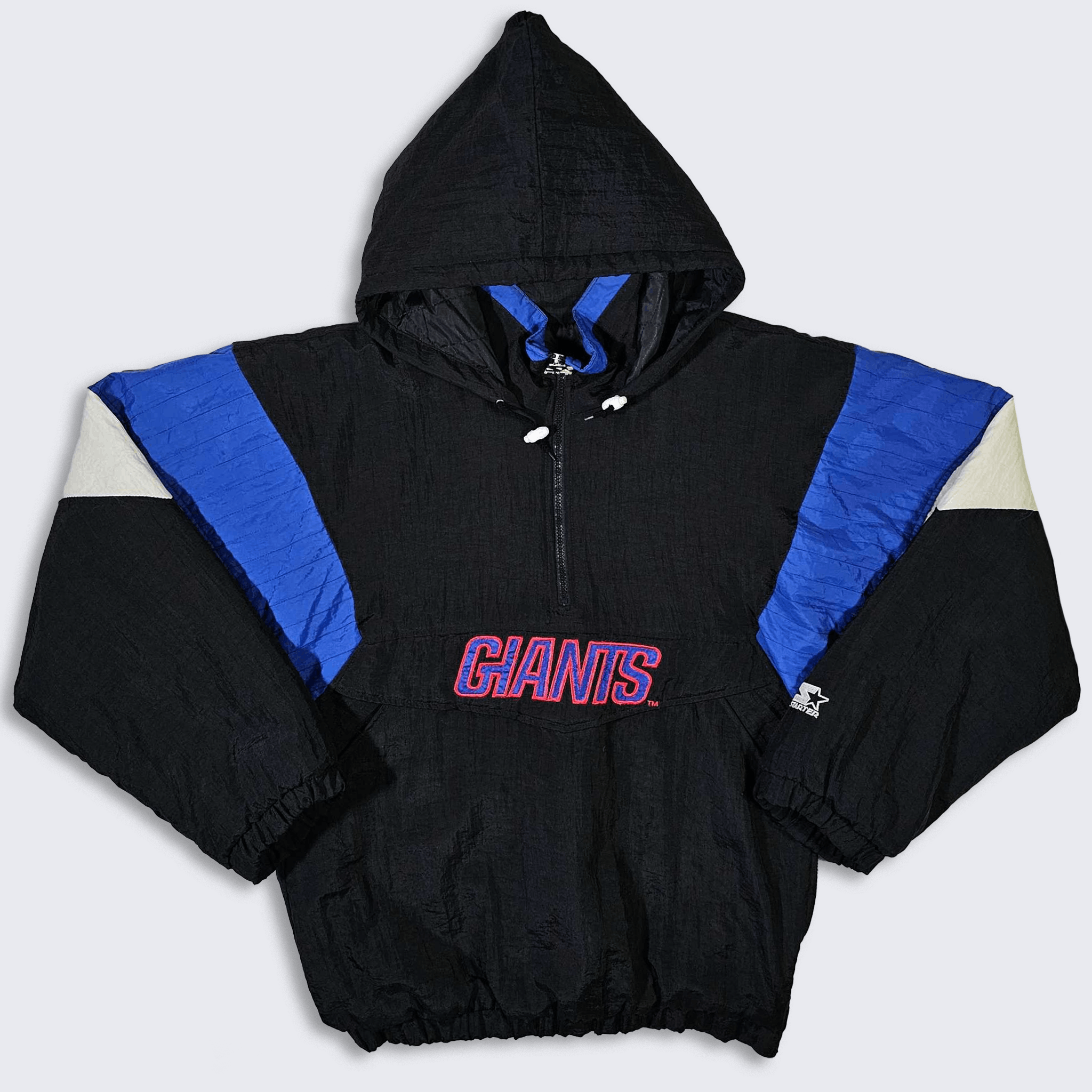 NFL × Starter × Vintage New York Giants Vintage 90s Starter Puffer Parka Jacket Size US XL / EU 56 / 4 - 2 Thumbnail