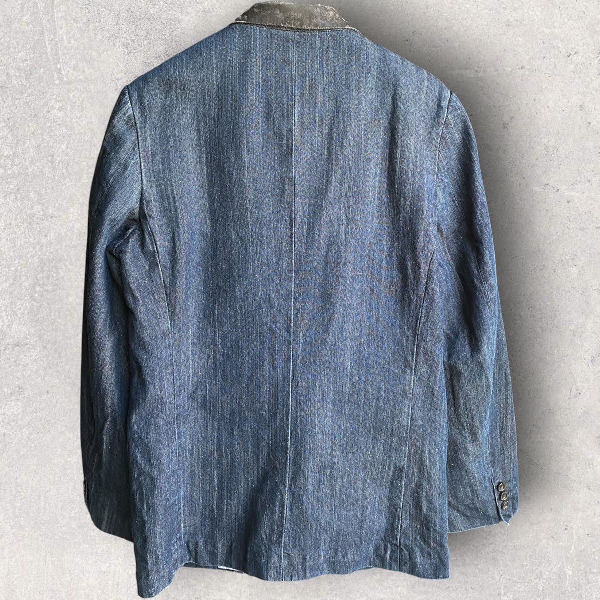 Comme des Garcons Homme SS07 Painted Collar Blazer Jacket Size US M / EU 48-50 / 2 - 4 Thumbnail