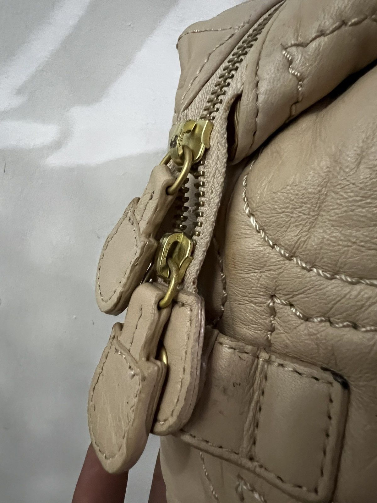 Issey Miyake × Tsumori Chisato TSUMORI CHISATO BY ISSEY MIYAKE CALFSKIN LEATHER QUILTED BAG Size ONE SIZE - 5 Thumbnail