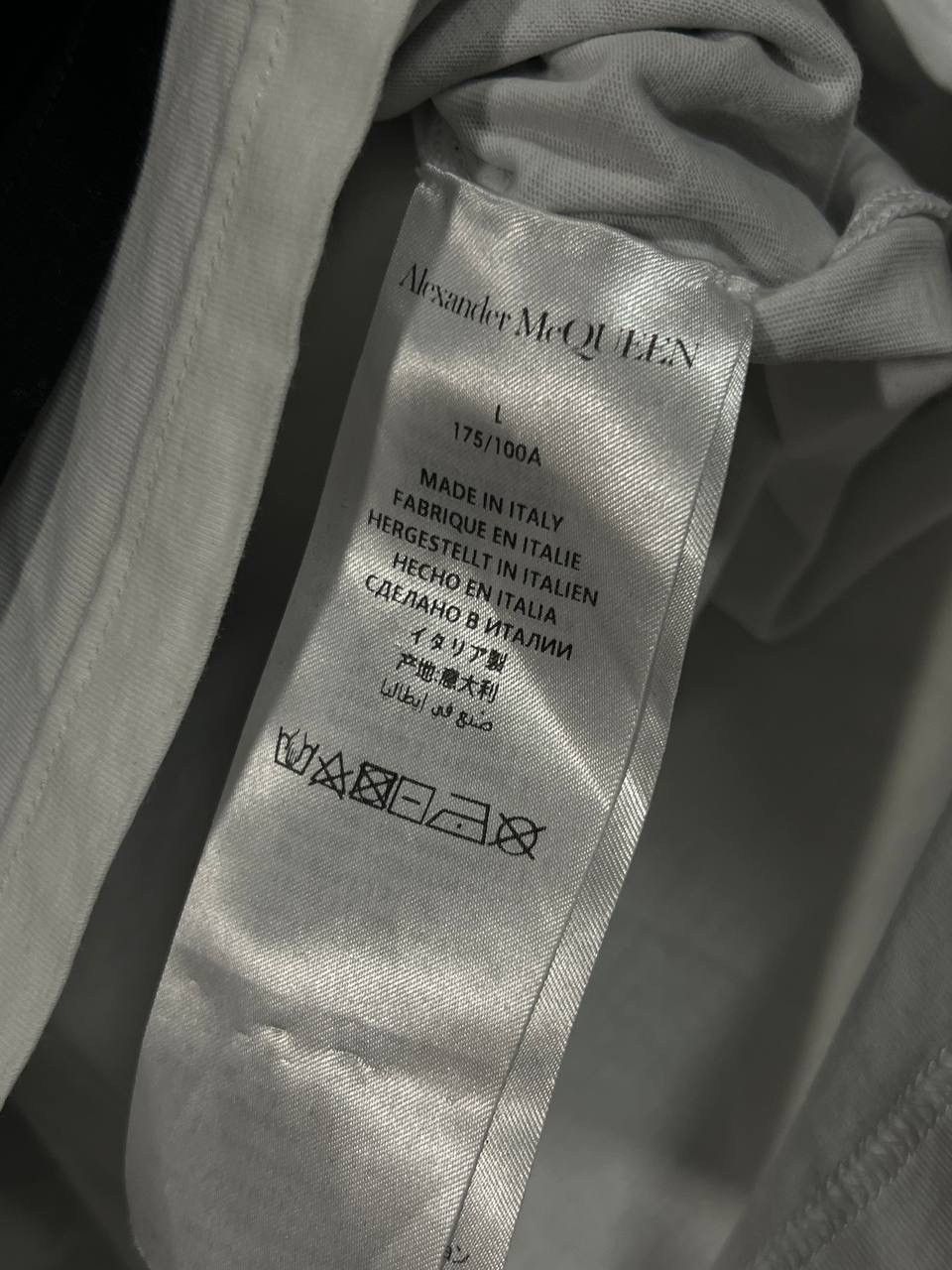Alexander McQueen ALEXANDER MCQUEEN Cotton crewneck double Tee Size US L / EU 52-54 / 3 - 6 Thumbnail