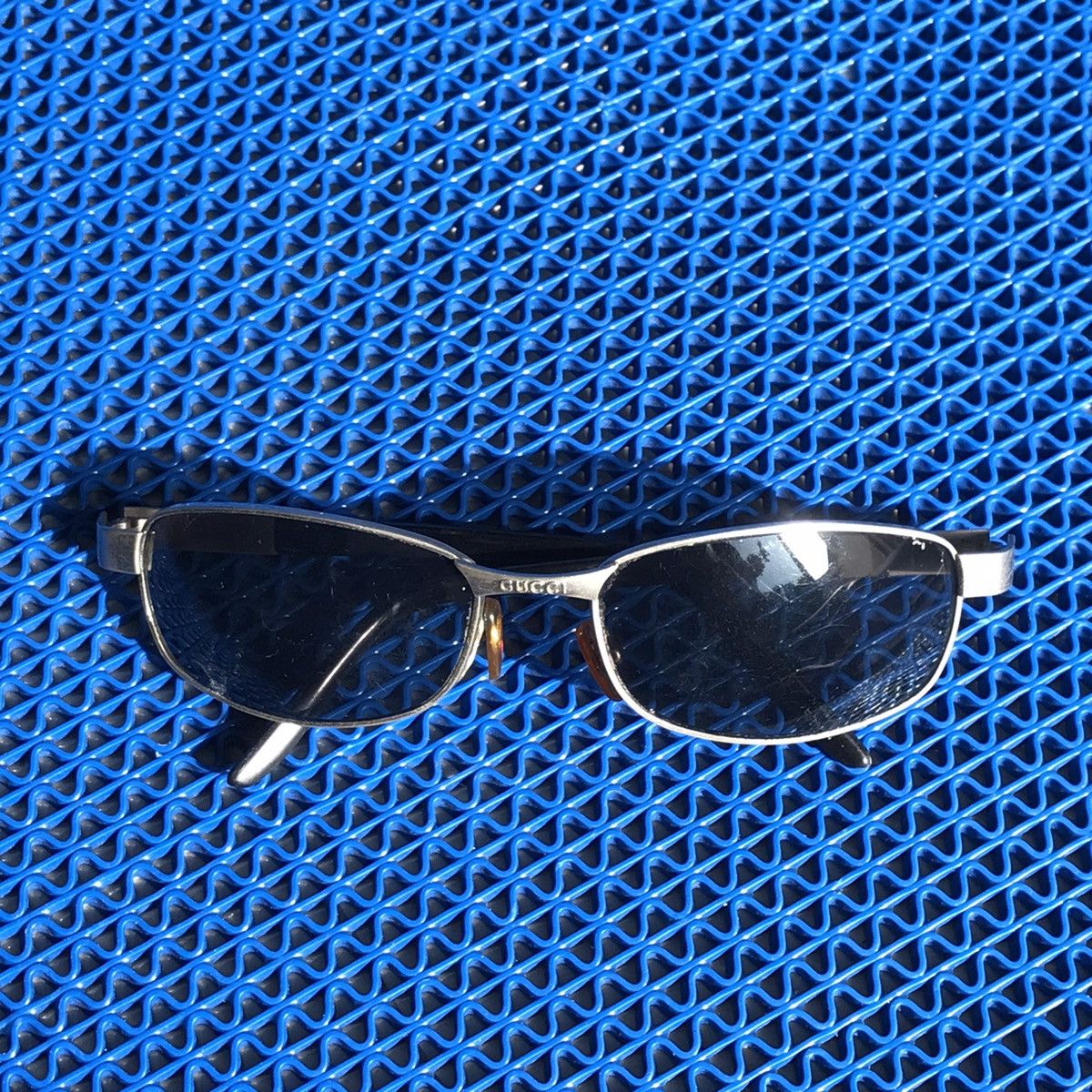 Gucci Vintage Gucci eyewear 00’s Millenium Era Lilac Silver Y2K Size ONE SIZE - 8 Thumbnail