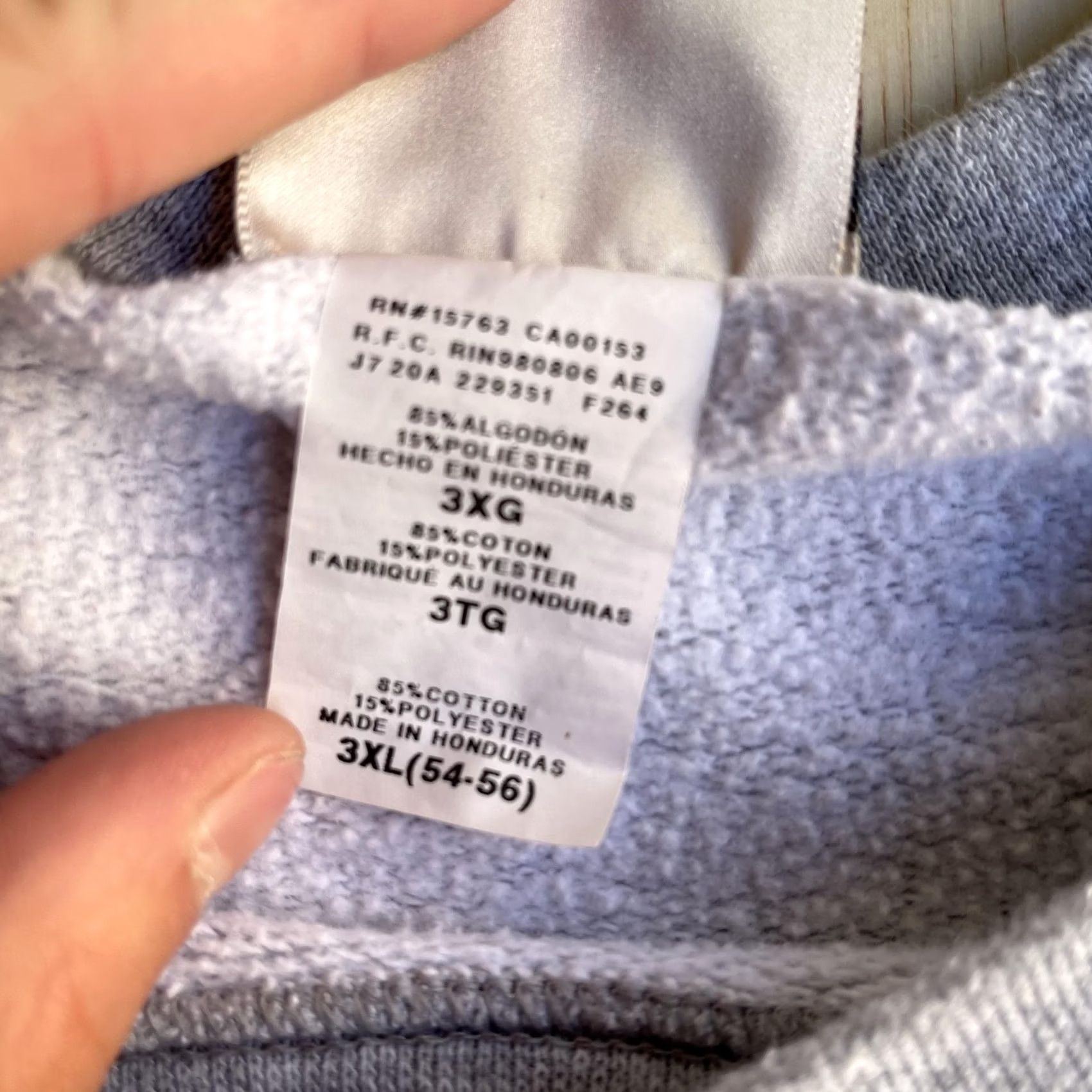 Hanes Hanes Sweatshirt Mens 3XL Gray Ultimate Cotton Fleece Pullover Crewneck Sweatshirt Size US XXL / EU 58 / 5 - 3 Thumbnail