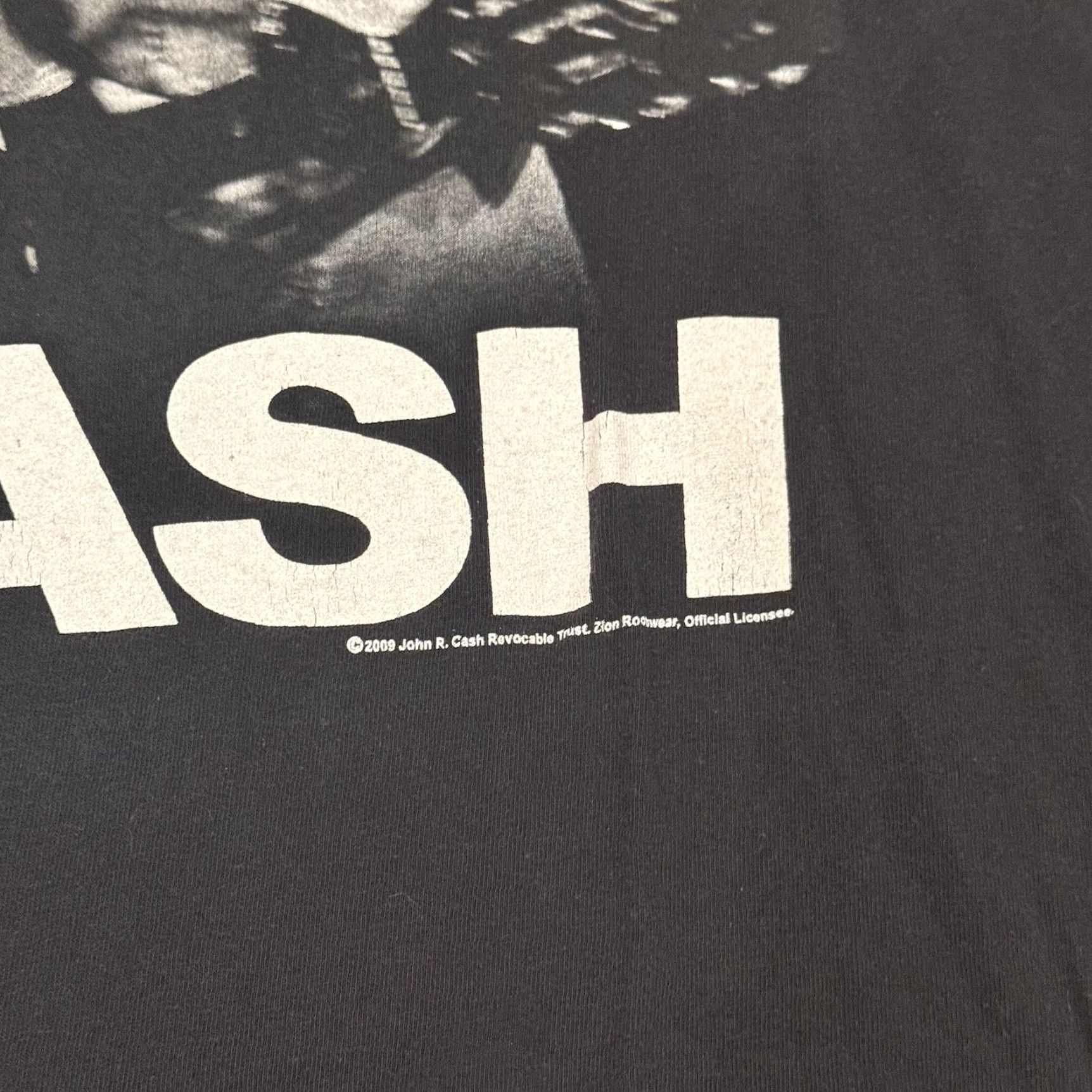 Vintage VINTAGE Y2K Johnny Cash Zion Rootswear Black Shirt Graphic 2009 Mens XL T-Shirt Size US XL / EU 56 / 4 - 4 Thumbnail