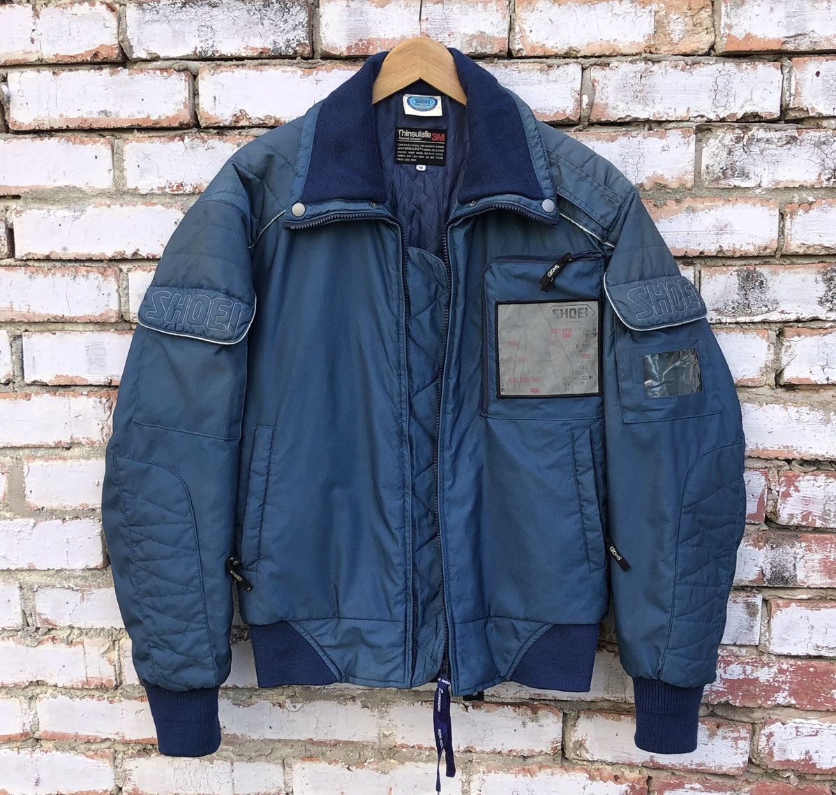 Sports Specialties Vintage SHOEI Thinsulate Rider Bomber Jacket Size US M / EU 48-50 / 2 - 2 Thumbnail