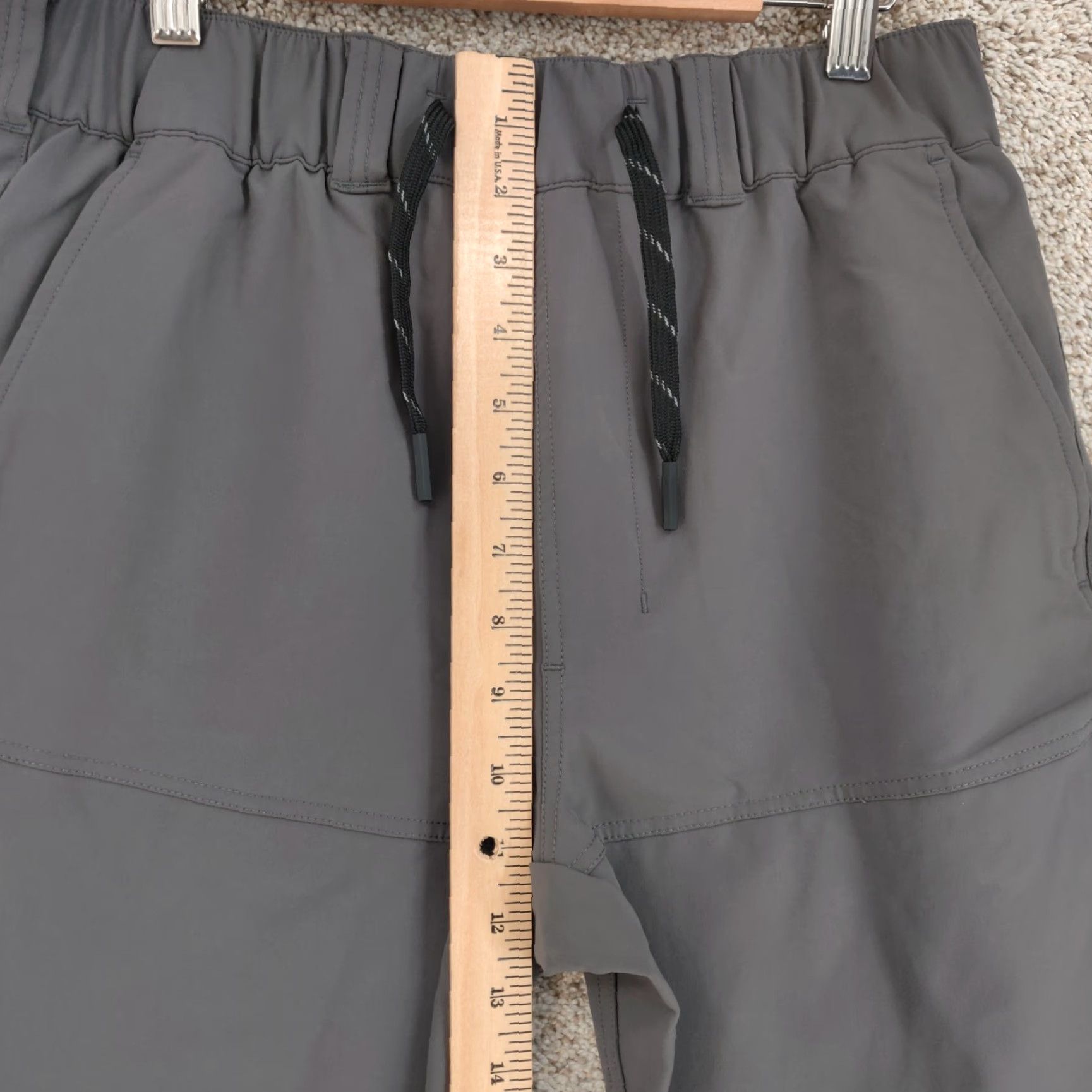Vintage BYLT Jogger Pants Mens Small 28x27 Gray Nylon Cargo Zip Athletic Casual Mens Size US 29 - 3 Thumbnail