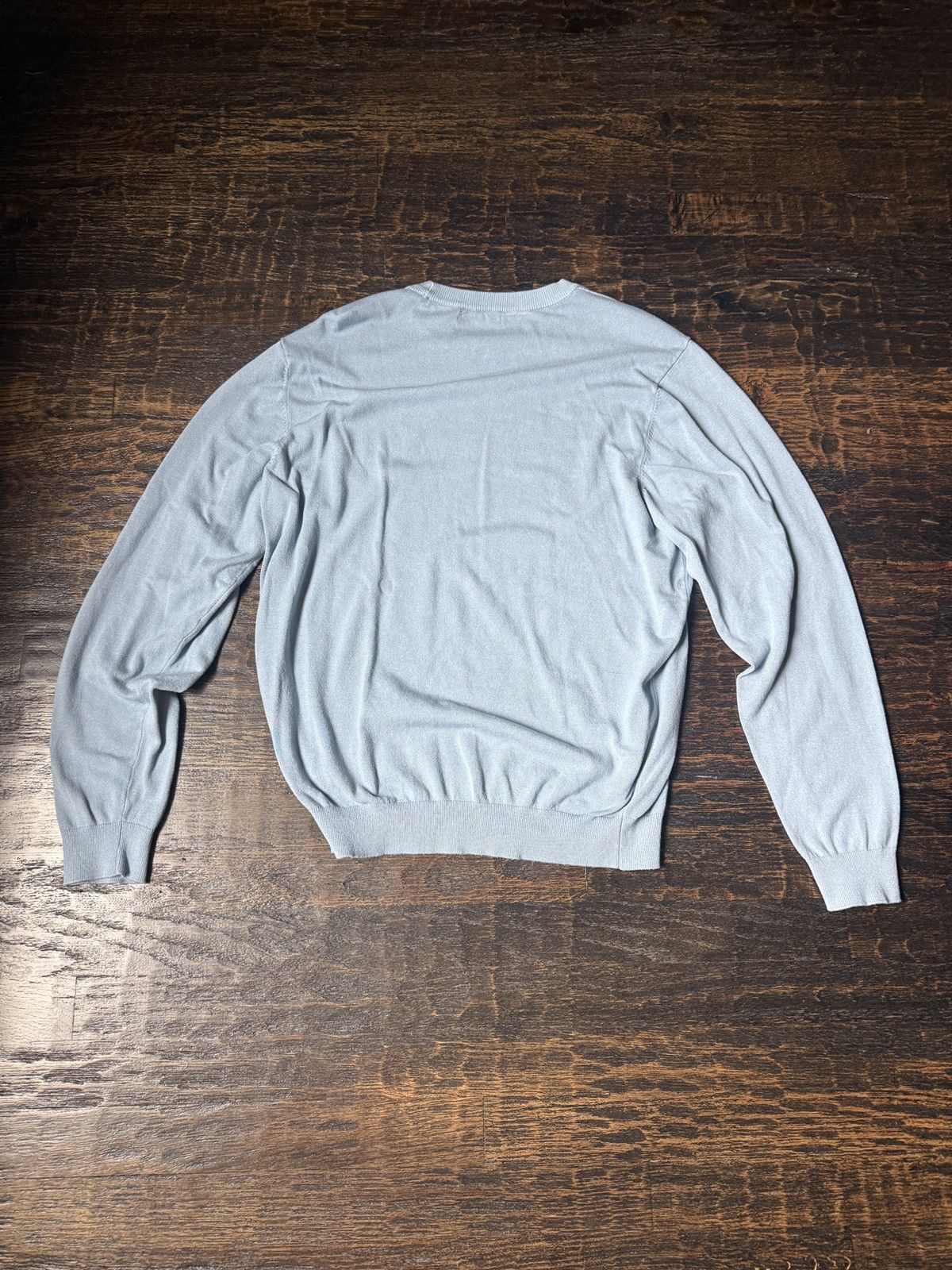 Zara Blue Knit Sweater Size US L / EU 52-54 / 3 - 2 Thumbnail