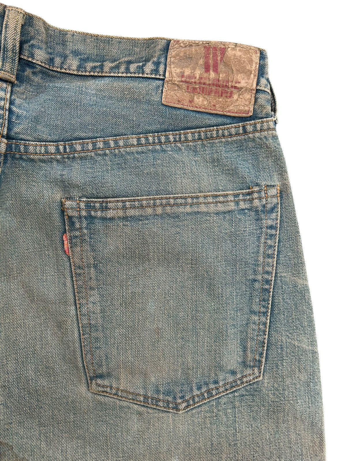 Kapital Vintage Warehouse Selvedge Distressed Rusty Dirty Denim Jean Size US 35 - 8 Thumbnail