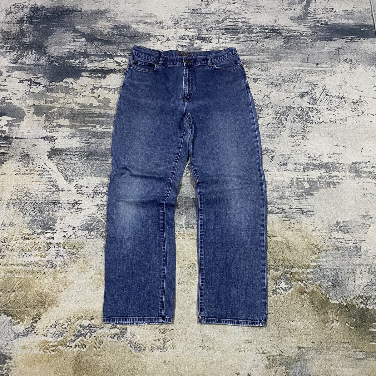 Jean × Ralph Lauren × Vintage Vintage RLL Lauren Ralph Lauren Light Weight Denim Jeans Size 33" - 2 Thumbnail