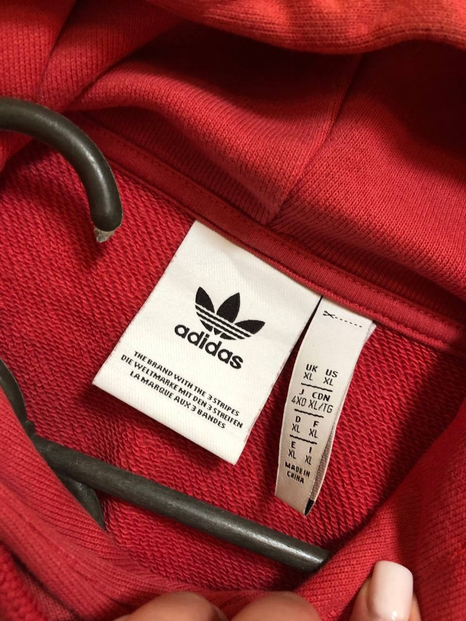 Adidas Vintage Adidas streetwear hoodie Size US XL / EU 56 / 4 - 2 Thumbnail