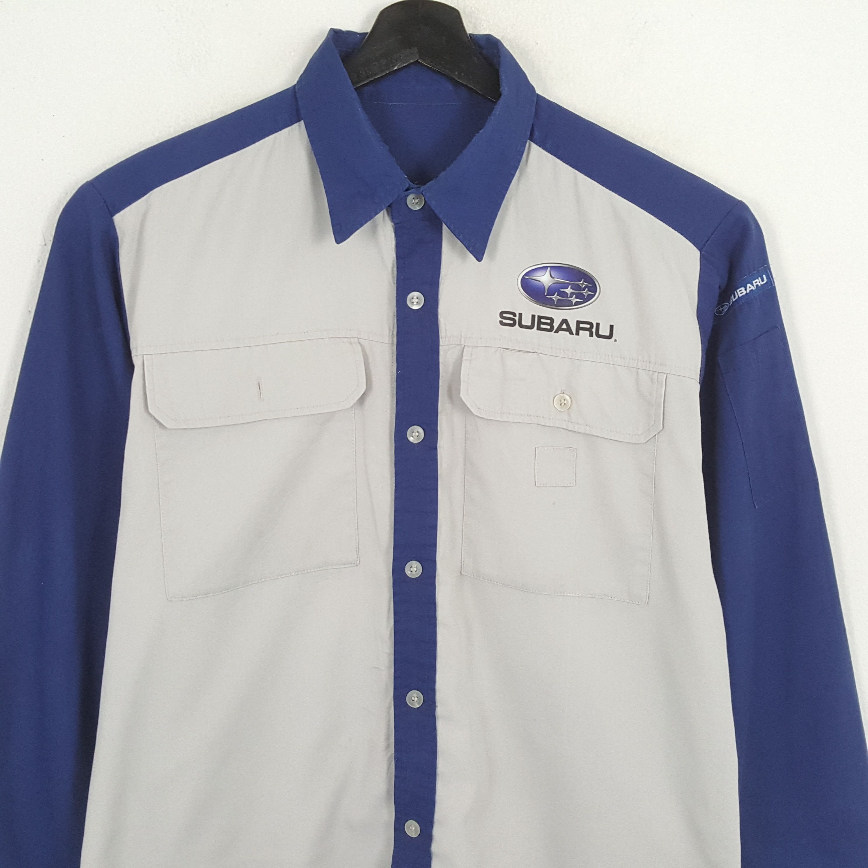 Vintage SUBARU Japanese Motorsports Custom Art Shirt Jacket Size US L / EU 52-54 / 3 - 4 Thumbnail