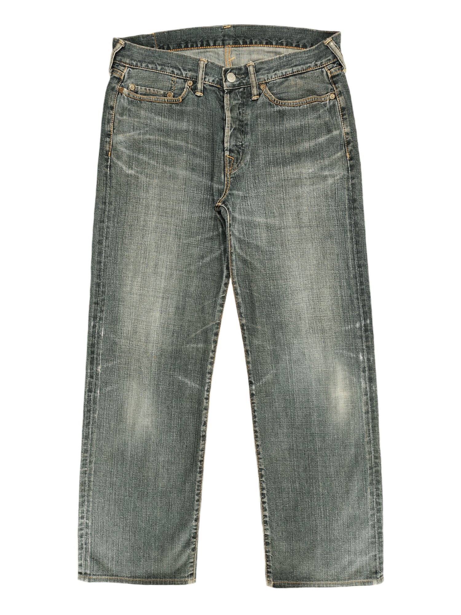 Hysteric Glamour × Undercover Loose Jeans 45rpm Japan Clawmark Faded Denim Pants Size US 30 / EU 46 - 1 Thumbnail