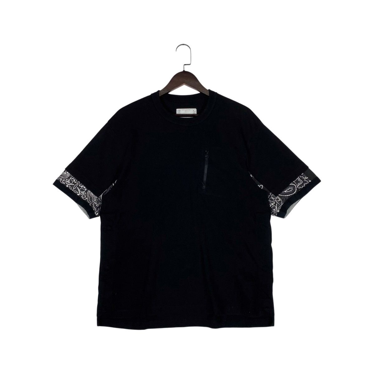 Sacai Sacai SS22 Bandana Pocket T Shirt Size US M / EU 48-50 / 2 - 1 Thumbnail