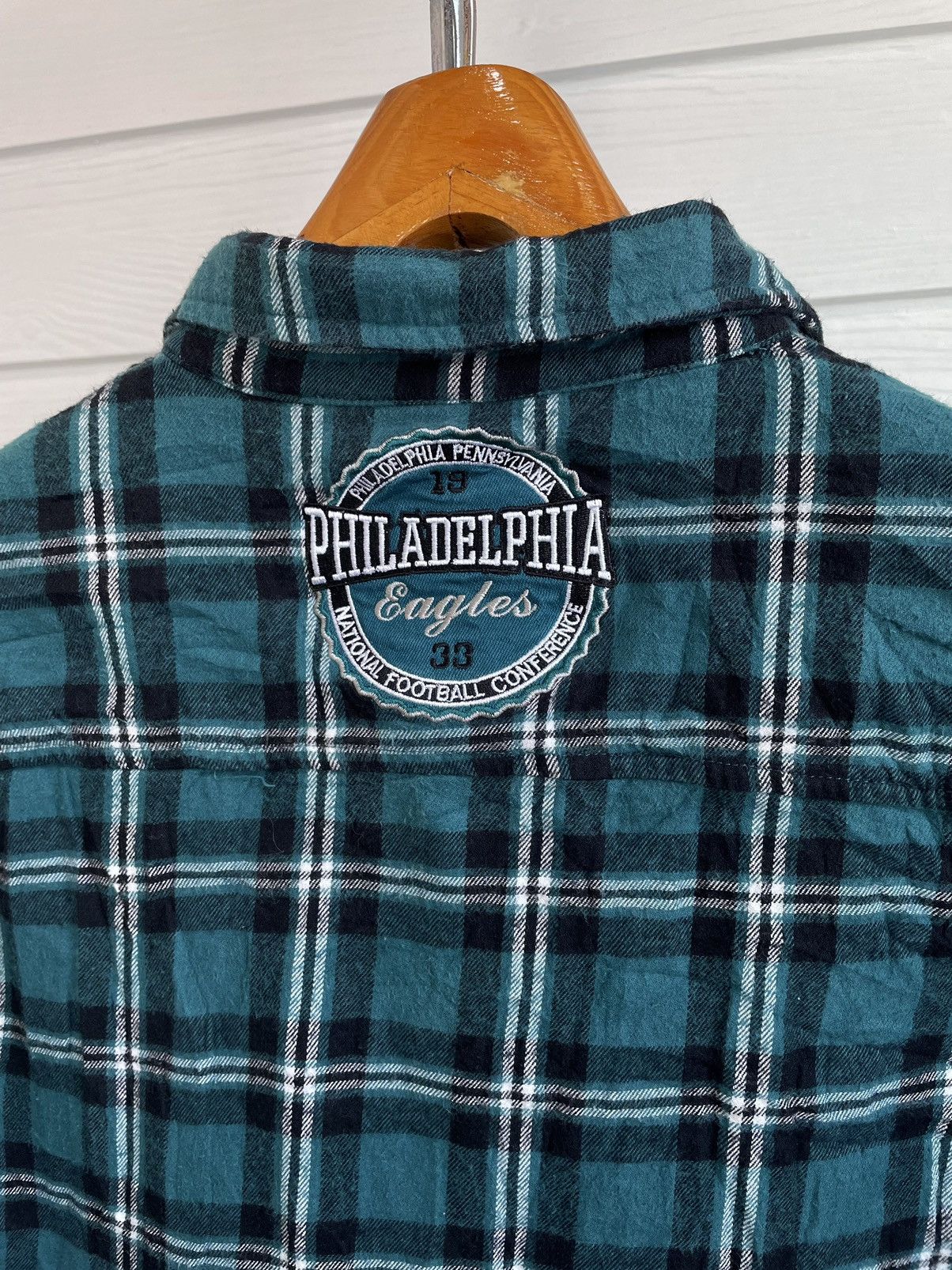 Flannel × NFL PHILADELPHIA EAGLES FLANNEL LONG SLEEVE Size US L / EU 52-54 / 3 - 4 Thumbnail