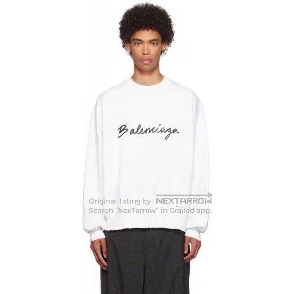 Balenciaga Balenciaga Letter Logo Printed Round Neck Loose Fit Short Size US M / EU 48-50 / 2 - 5 Thumbnail