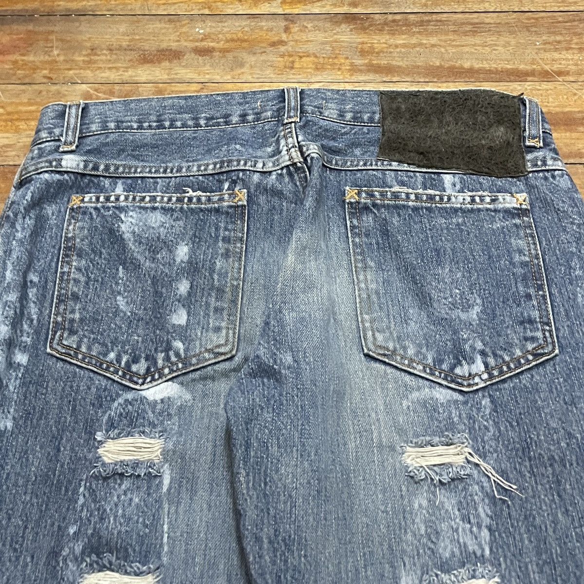 Dolce & Gabbana Very Rare Vintage Brand Dolce Gabbana Distressed Jeans 1990s Size US 35 - 4 Thumbnail