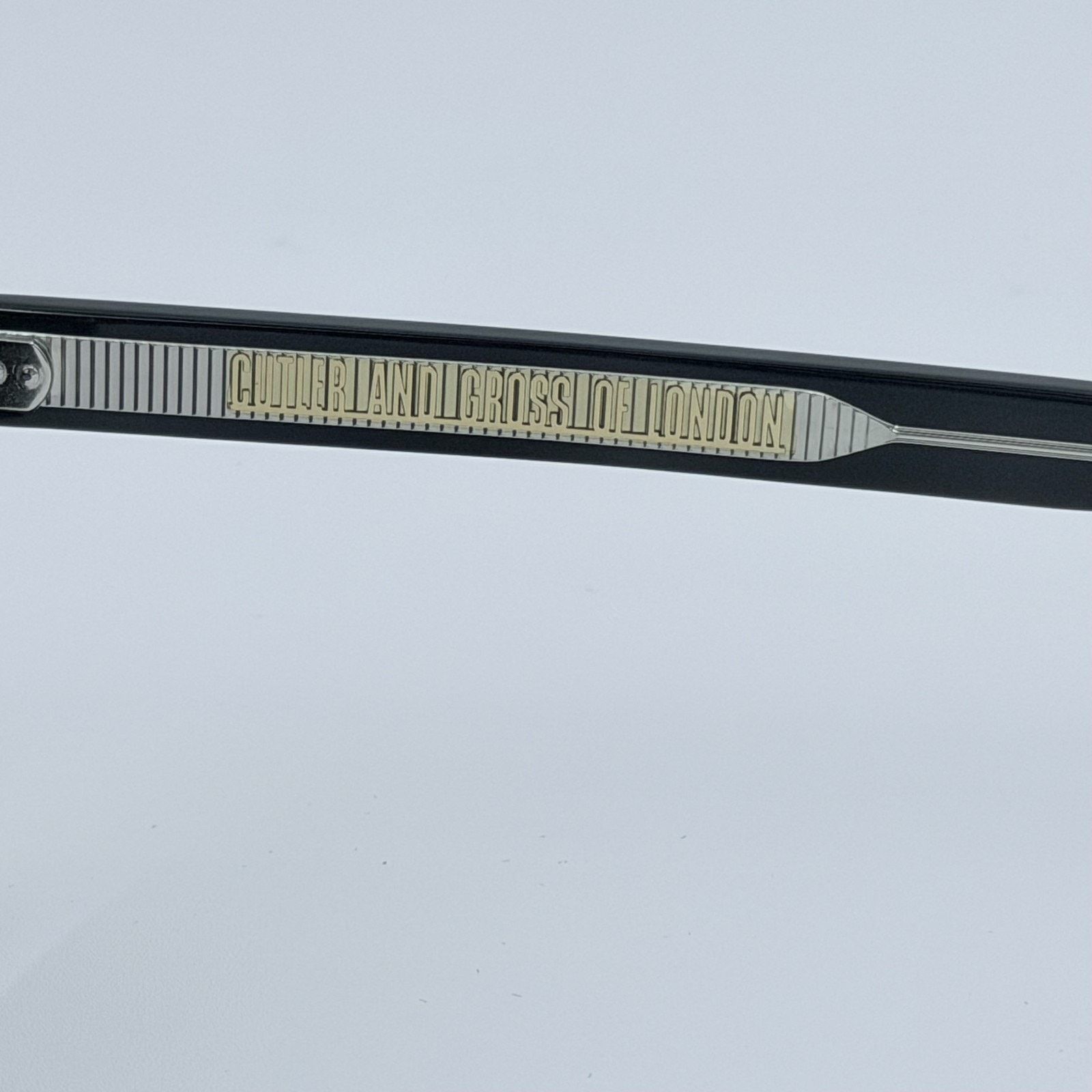 Cutler and Gross NEW Cutler and Gross 1356S 005 Black Crystal Grey Lens Size ONE SIZE - 4 Thumbnail