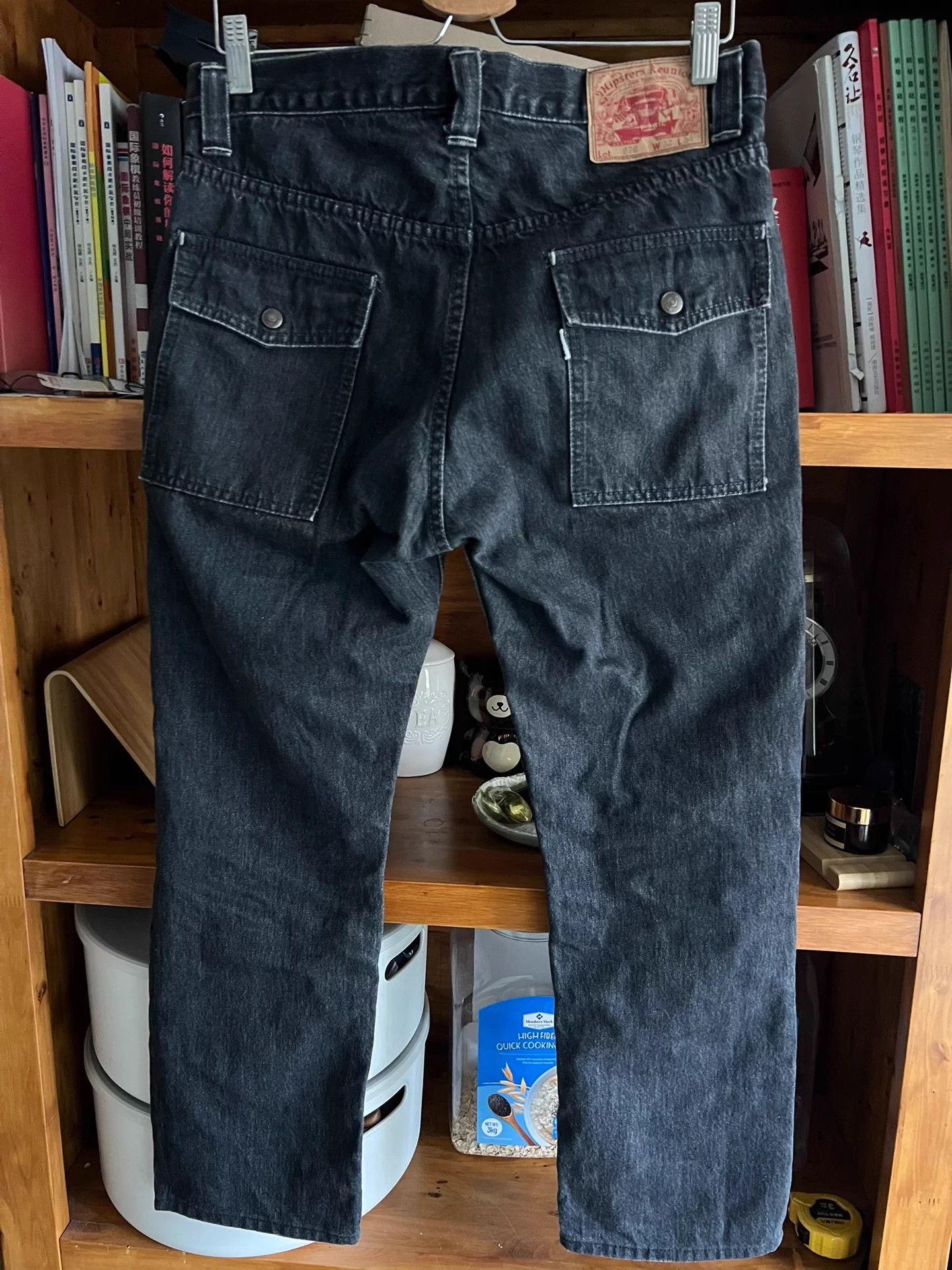 Freewheelers Freewheelers Japanese Vintage Black Denim Straight Jeans 32 Size US 32 / EU 48 - 6 Thumbnail