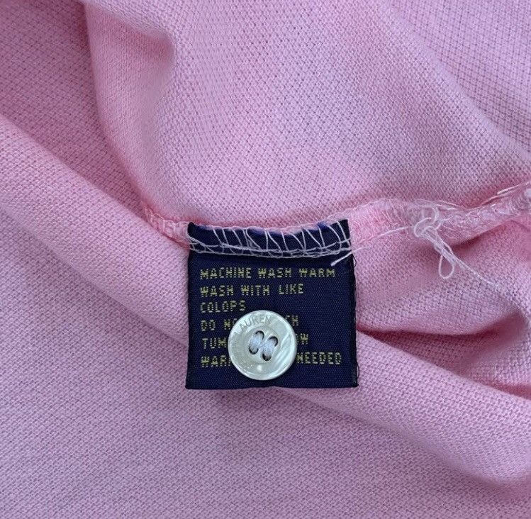 Polo Ralph Lauren × Ralph Lauren Vintage Polo Ralph Lauren Small Logo Soft Pink Polos Size US L / EU 52-54 / 3 - 4 Thumbnail