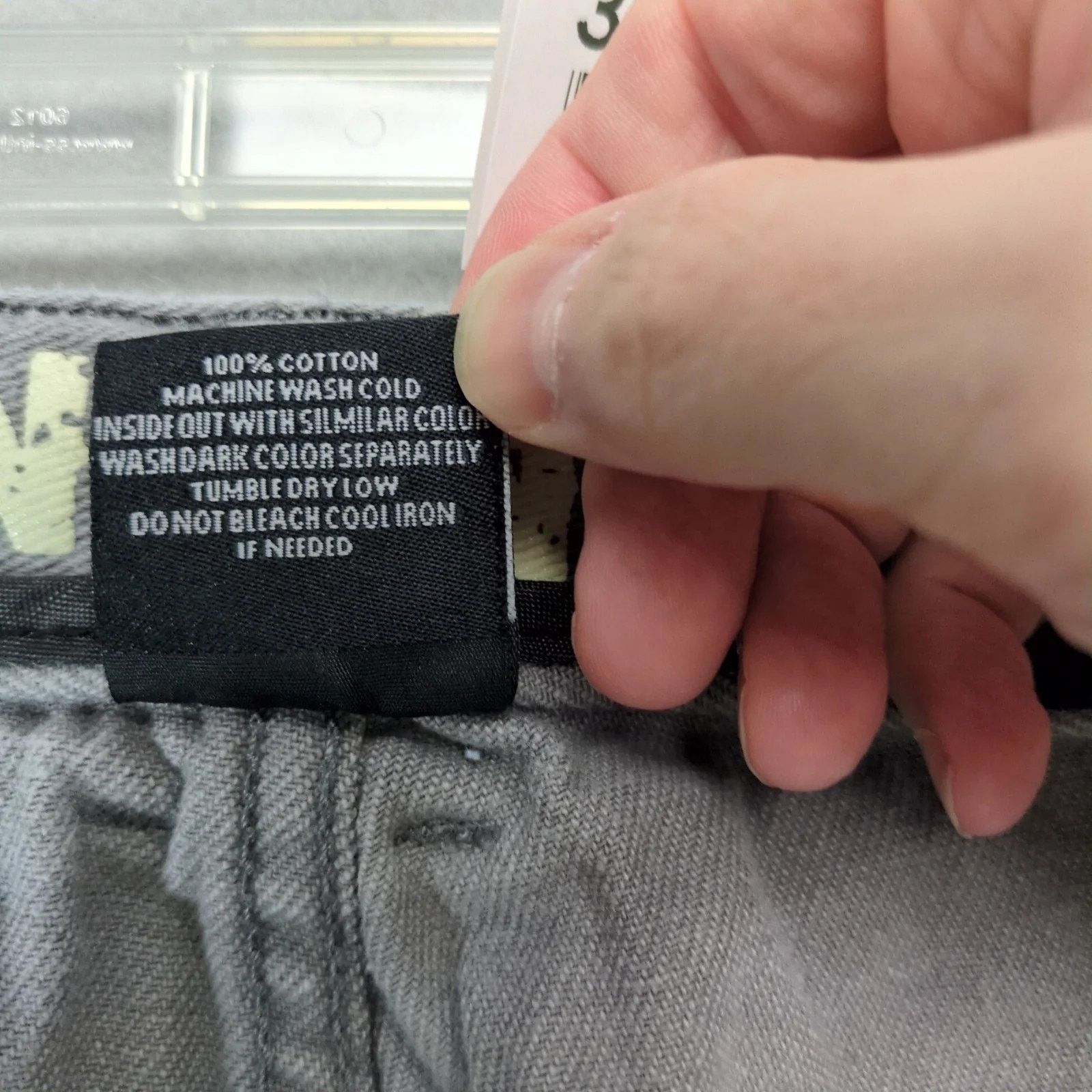 Other Contender Gray Wash Jeans Men's 36x32 Double Knee Distressed Size US 36 / EU 52 - 5 Thumbnail