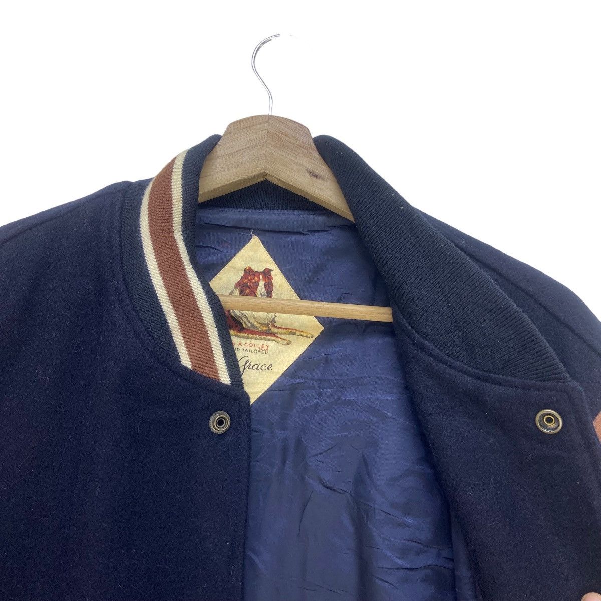 Japanese Brand × Vintage Vintage E B. N Caves D Grace Street Fashion Varsity Jacket Size US M / EU 48-50 / 2 - 18 Thumbnail