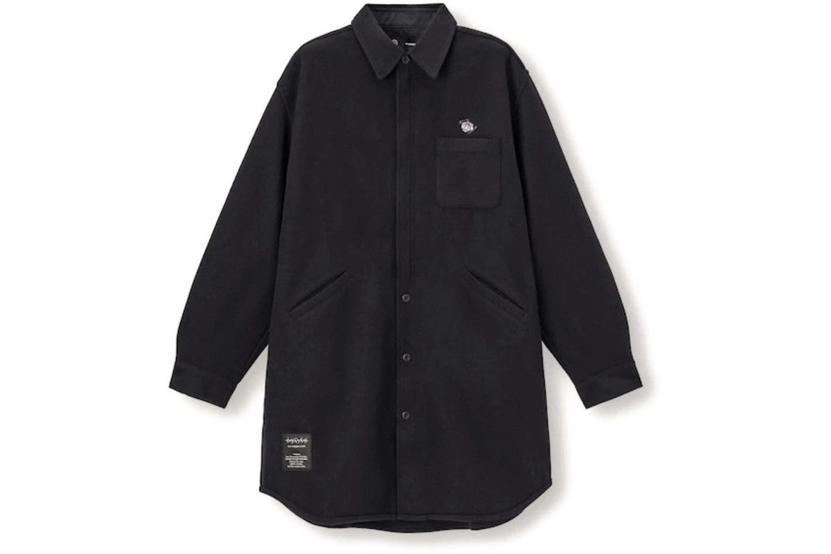 Undercover × Uniqlo 🔥F/W 2021 UNDERCOVER x GU KNIT MELTON LONG SHIRT Size US XS / EU 42 / 0 - 3 Thumbnail