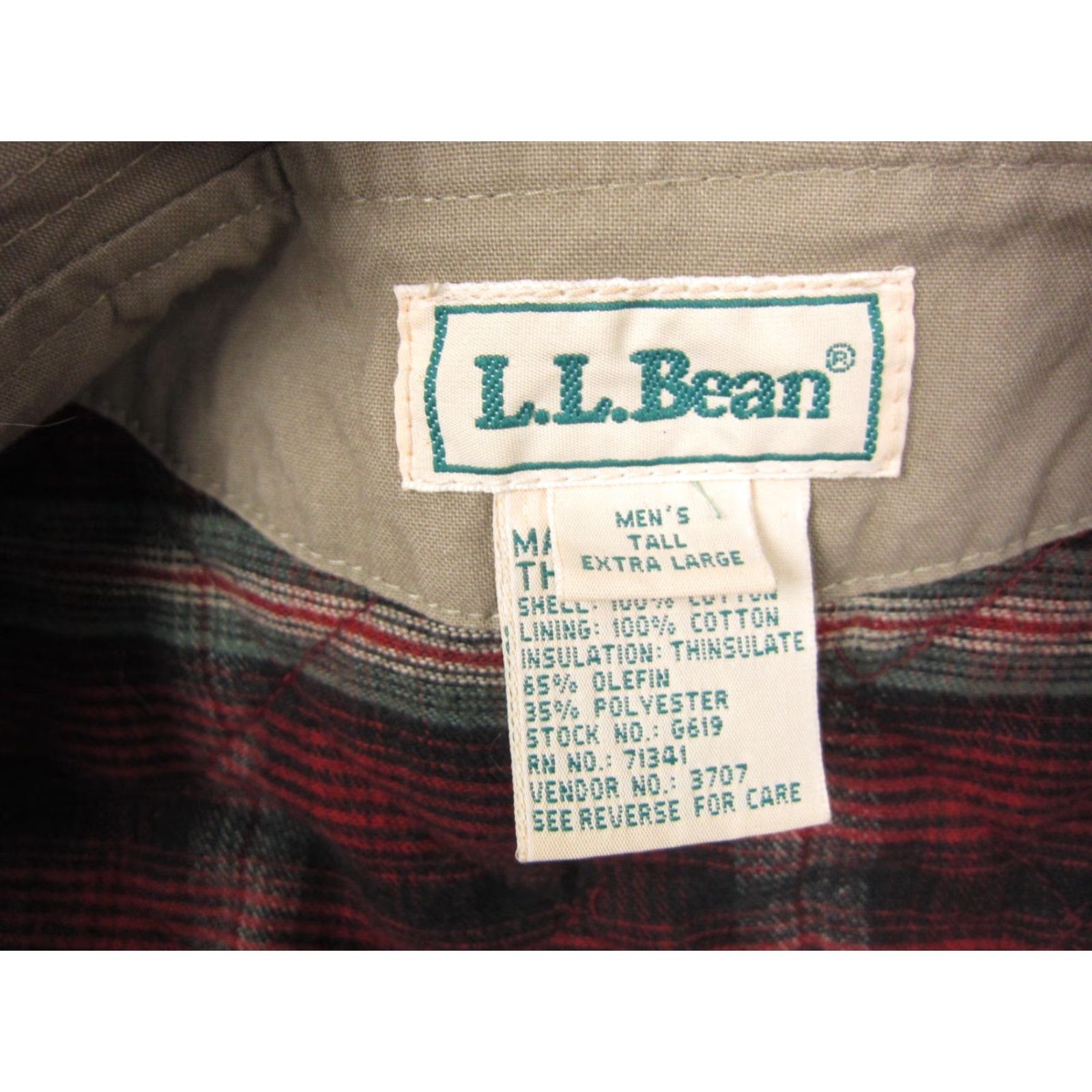 Vintage VINTAGE LL Bean Vest Mens XLT Hooded Full Zip Lined 90s Beige Brown Canvas Utility 80s 90s Mens Vest Size US XL / EU 56 / 4 - 3 Thumbnail