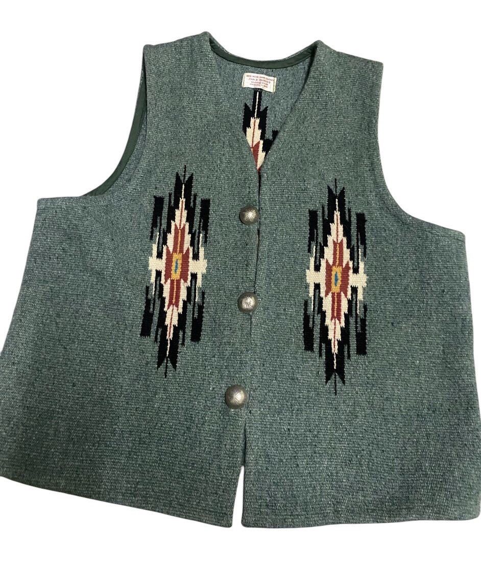 Handmade × Vintage Vintage John R Trujillos Weaving House Chimayo N Mex Vest Size US M / EU 48-50 / 2 - 6 Thumbnail