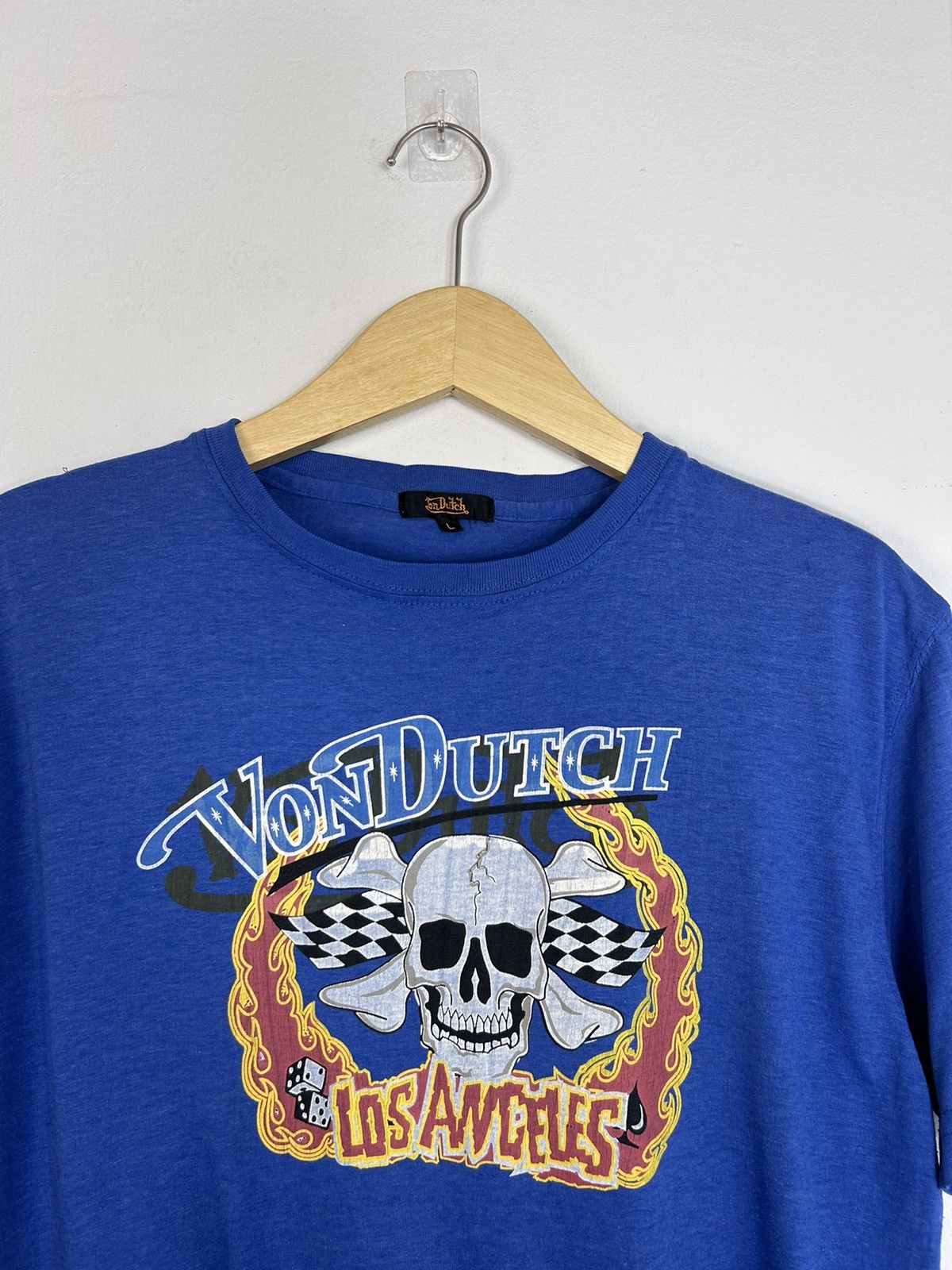 Streetwear × Vintage × Von Dutch Vintage Von Dutch Skull Design T 