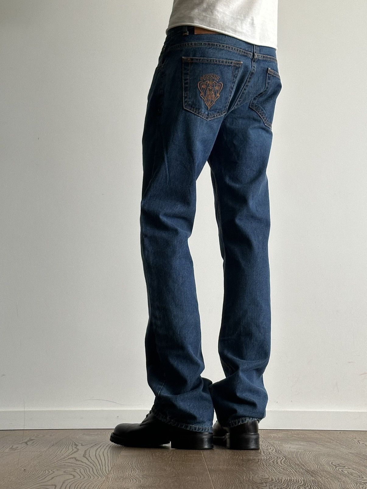 Gucci Gucci 2000’s Embroidery Denim Jeans Size US 30 / EU 46 - 3 Thumbnail