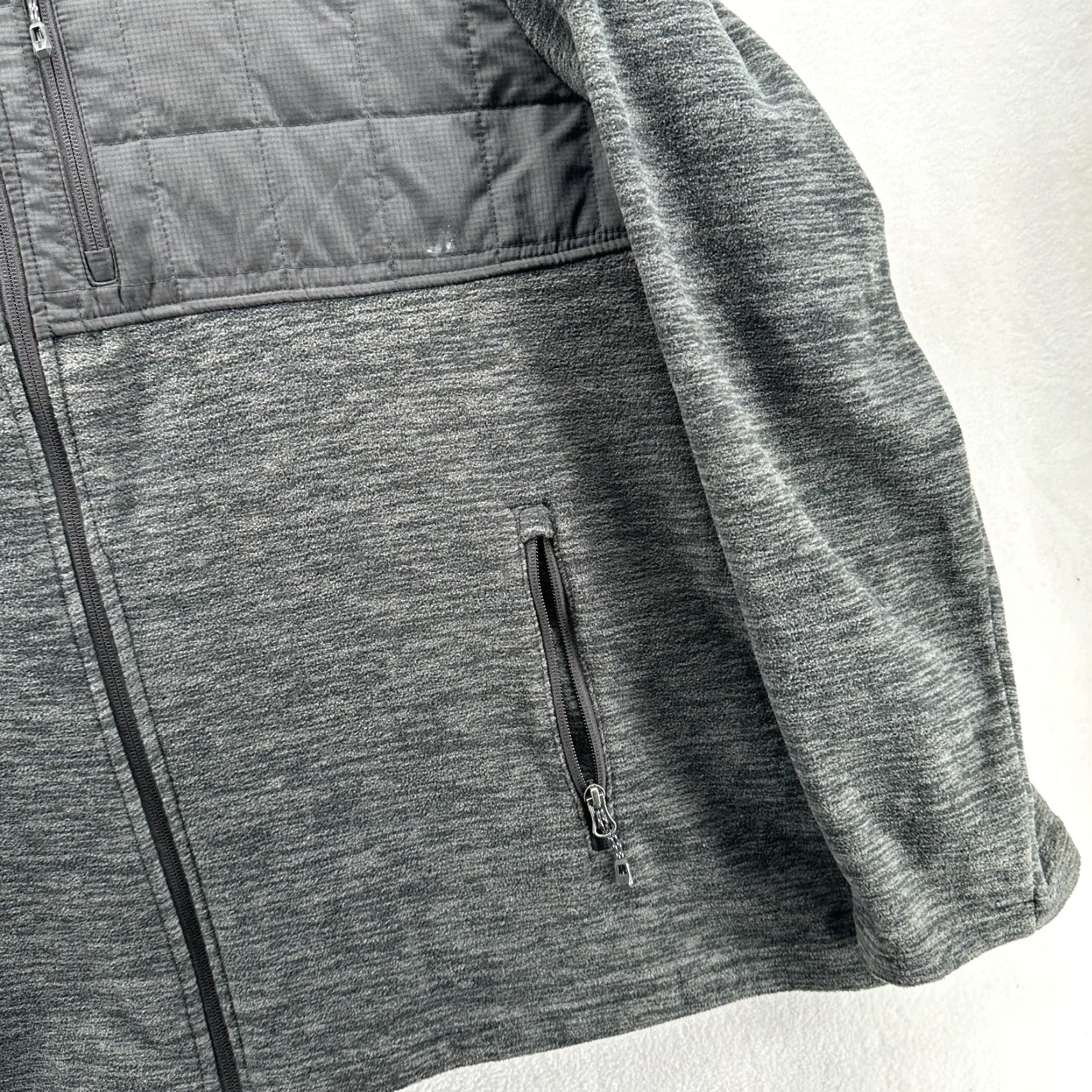Free Country Free Country Jacket Mens 2XL Overlay Fleece Full Zip Black Gray Size US XXL / EU 58 / 5 - 5 Thumbnail