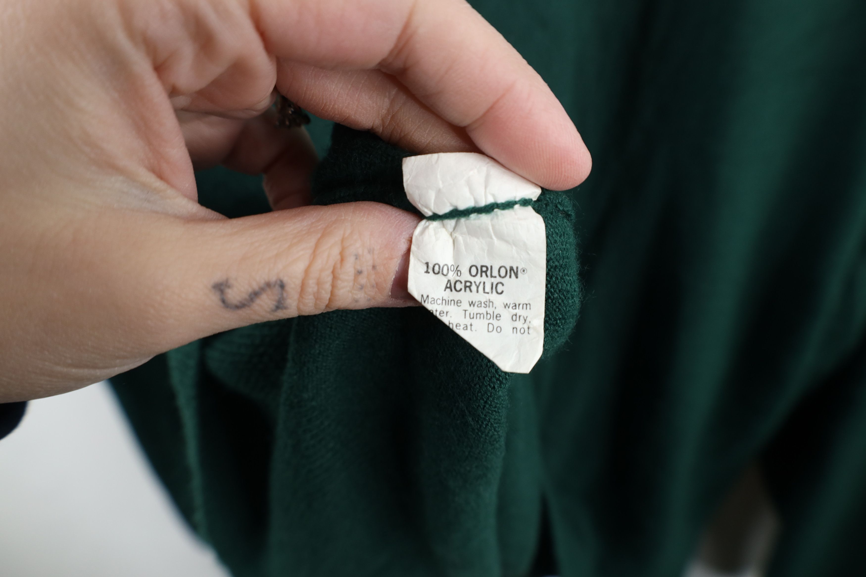 Vintage Vintage 70s Streetwear Turtleneck Sweater Hunter Green USA Size US XL / EU 56 / 4 - 8 Thumbnail