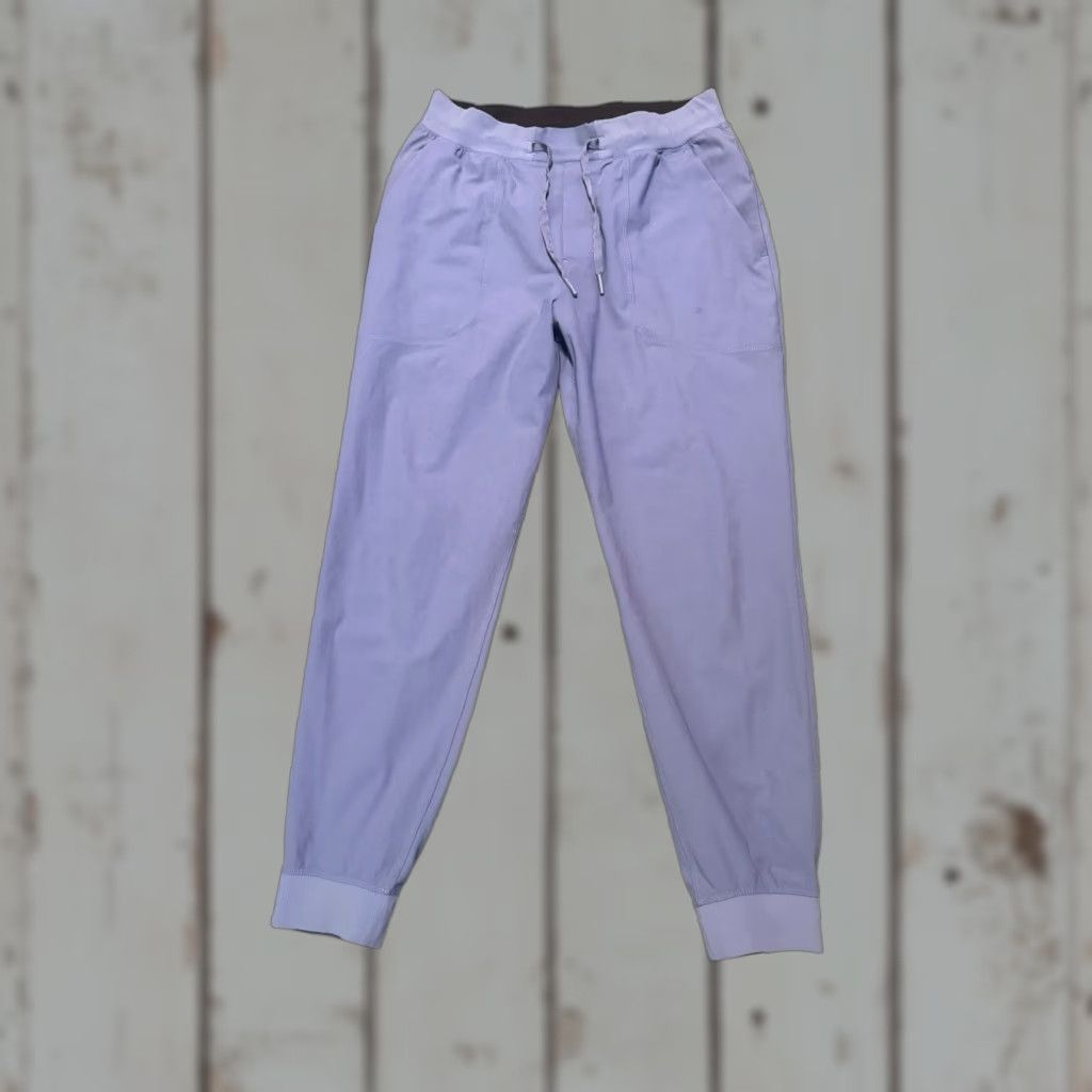 Lululemon Lululemon ABC Men's Medium Blue Warpstreme Tapered Leg Performance Joggers Size US 31 - 1 Thumbnail