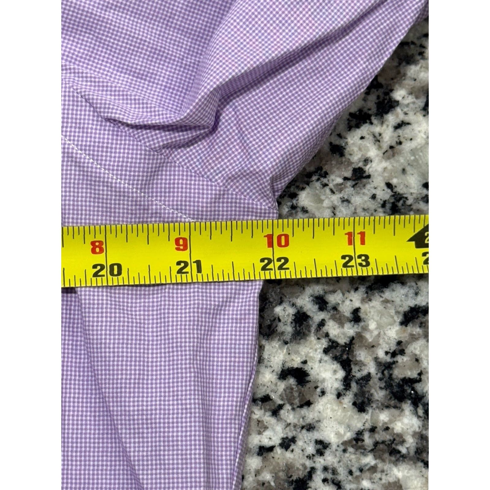 Polo Ralph Lauren VINTAGE Polo Ralph Lauren Dress Shirt Men 15.5 Gingham Plaid Long Sleeve Lavender White Purple Pony Size US M / EU 48-50 / 2 - 3 Thumbnail