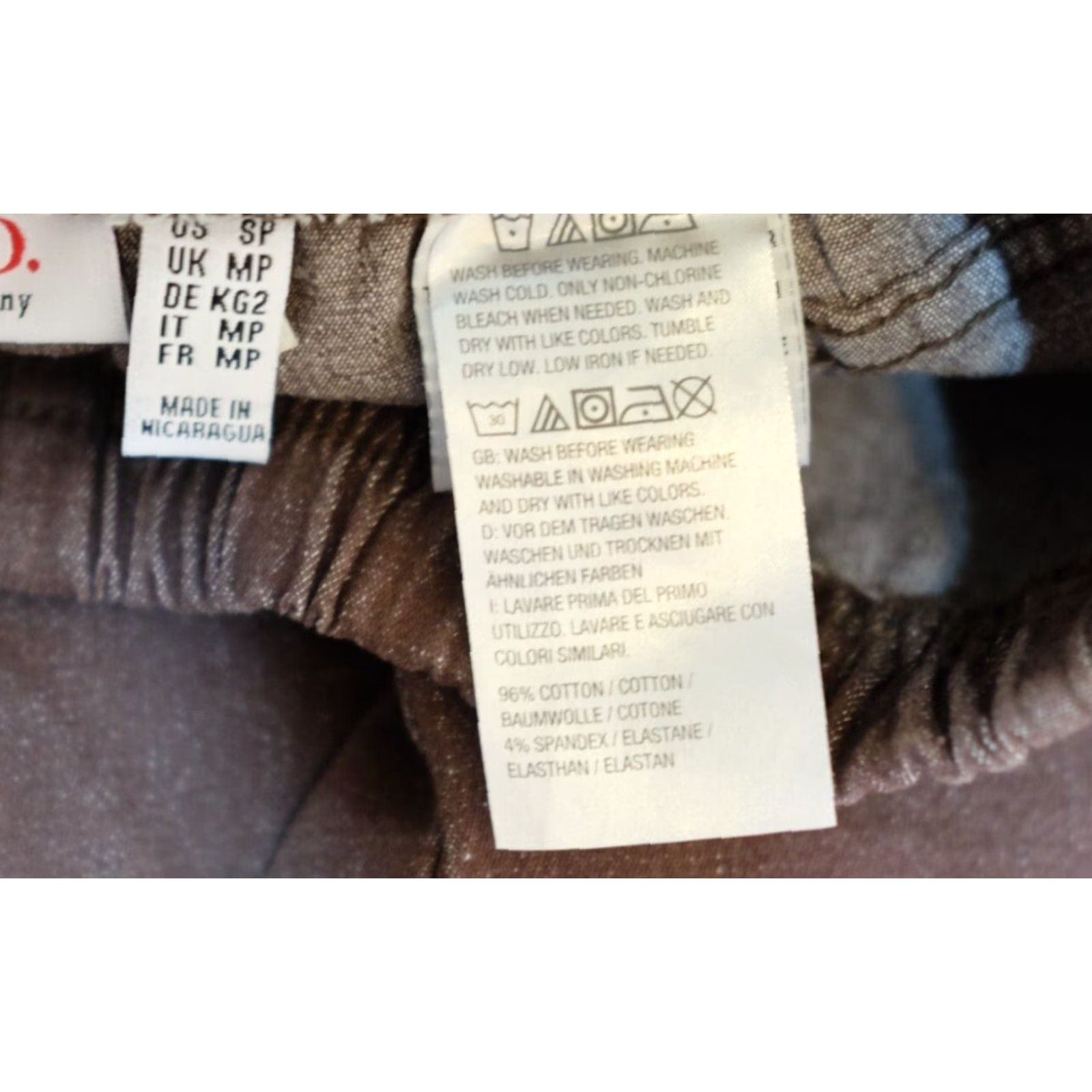 CO D&Co Denim & Company Pull on Jeans Brown Women's S SP H44-22 Size 28" / US 6 / IT 42 - 8 Thumbnail