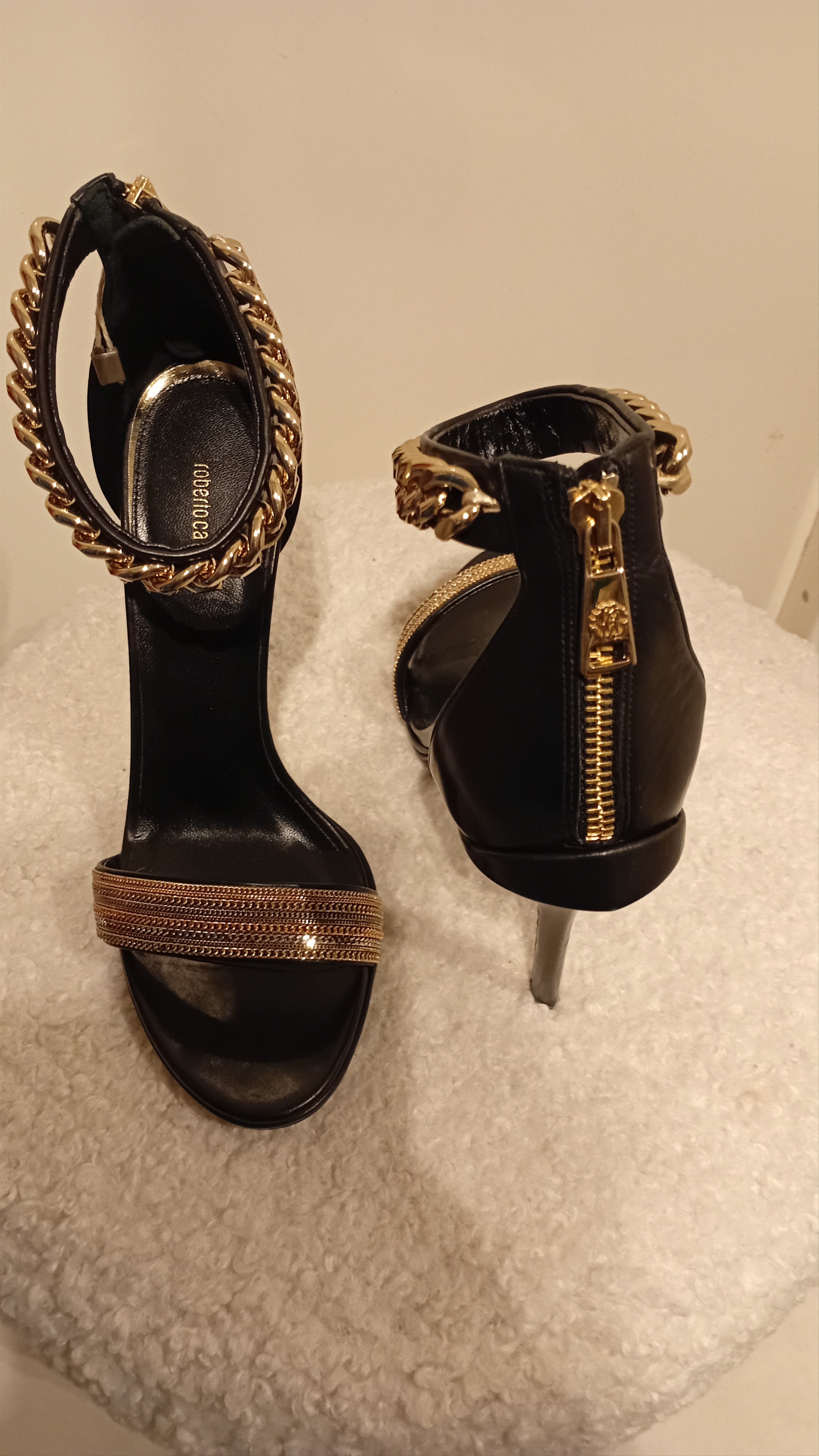 Roberto Cavalli Sandales à talons Size US 8.5 / IT 38.5 - 1 Thumbnail