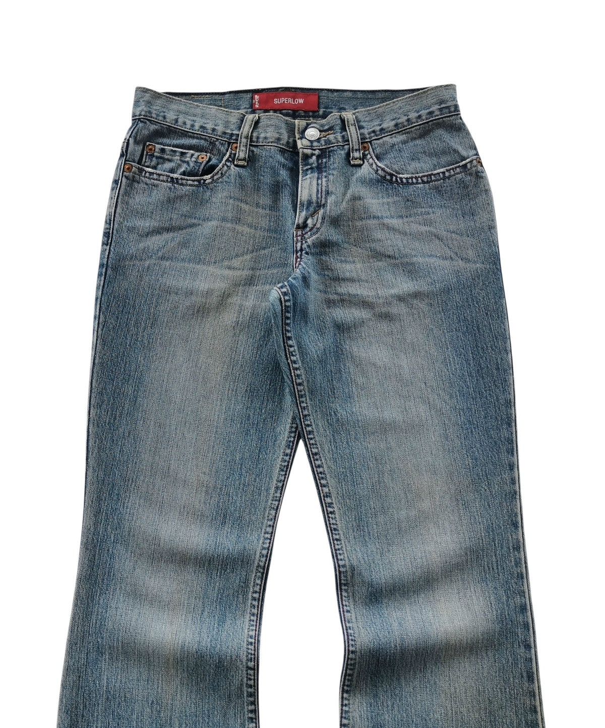 Levi's Levi’s 518 Superlow Bootcut Women’s Jeans Vintage Y2K Size 29" - 6 Thumbnail
