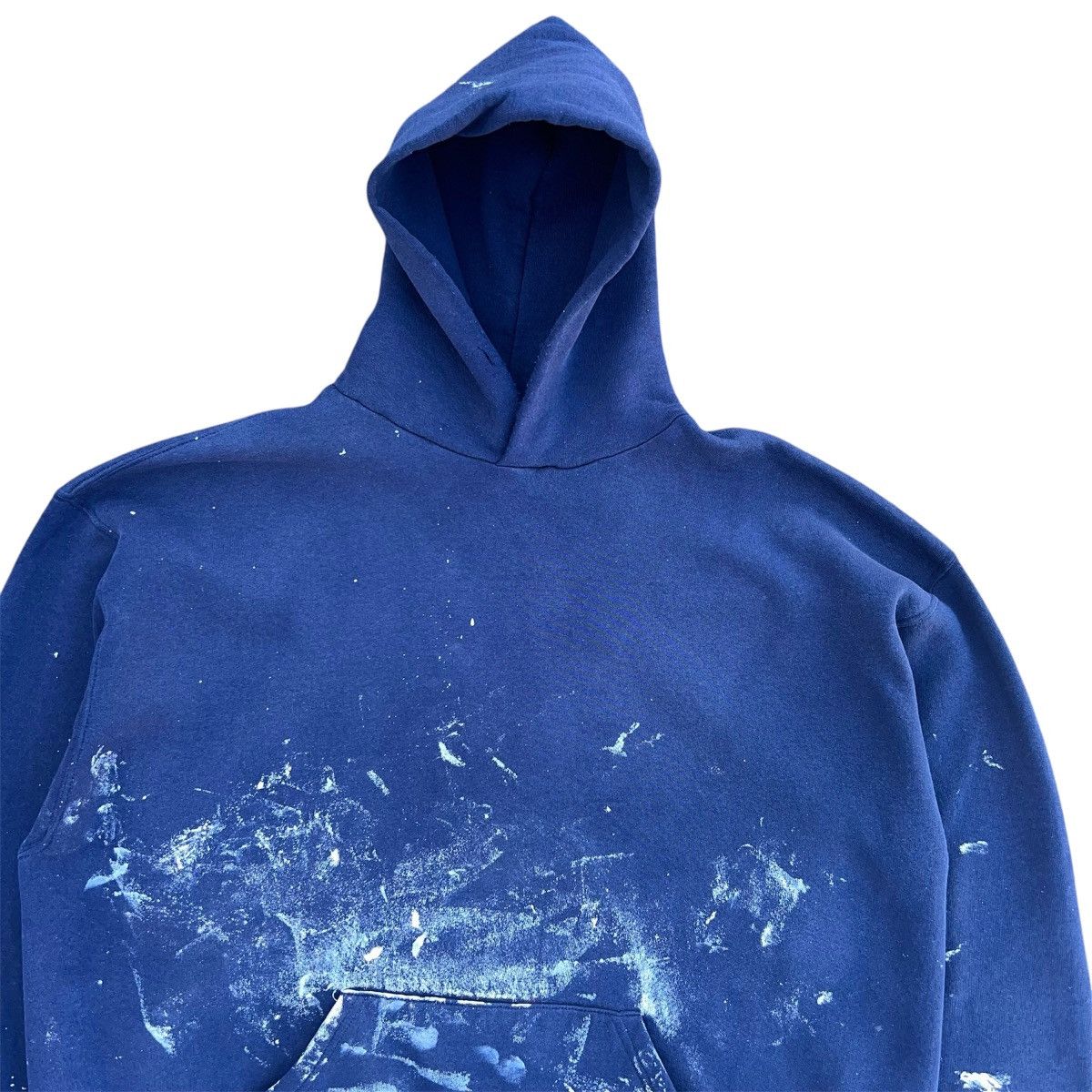 Russell Athletic Vintage Russell Athletic Navy Blue Paint Splatter Hoodie Size US XXL / EU 58 / 5 - 3 Thumbnail