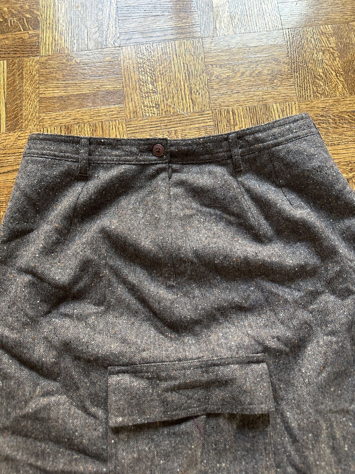 L.L. Bean Vintage L.L. Bean Cargo Pocket Wool Skirt Size 10 Pet Size 30" / US 8 / IT 44 - 5 Thumbnail